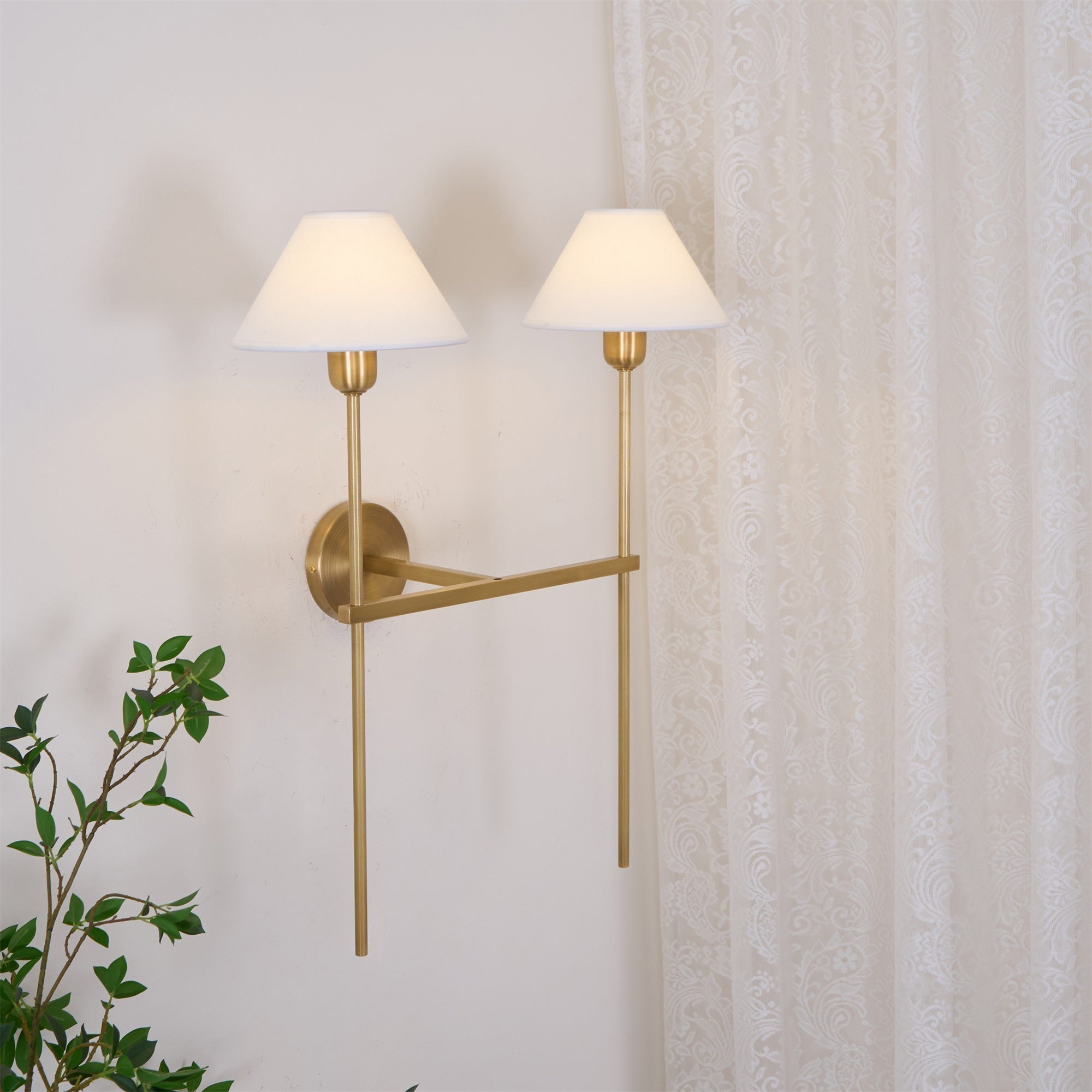 Genevieve Applique Murale en Tissu