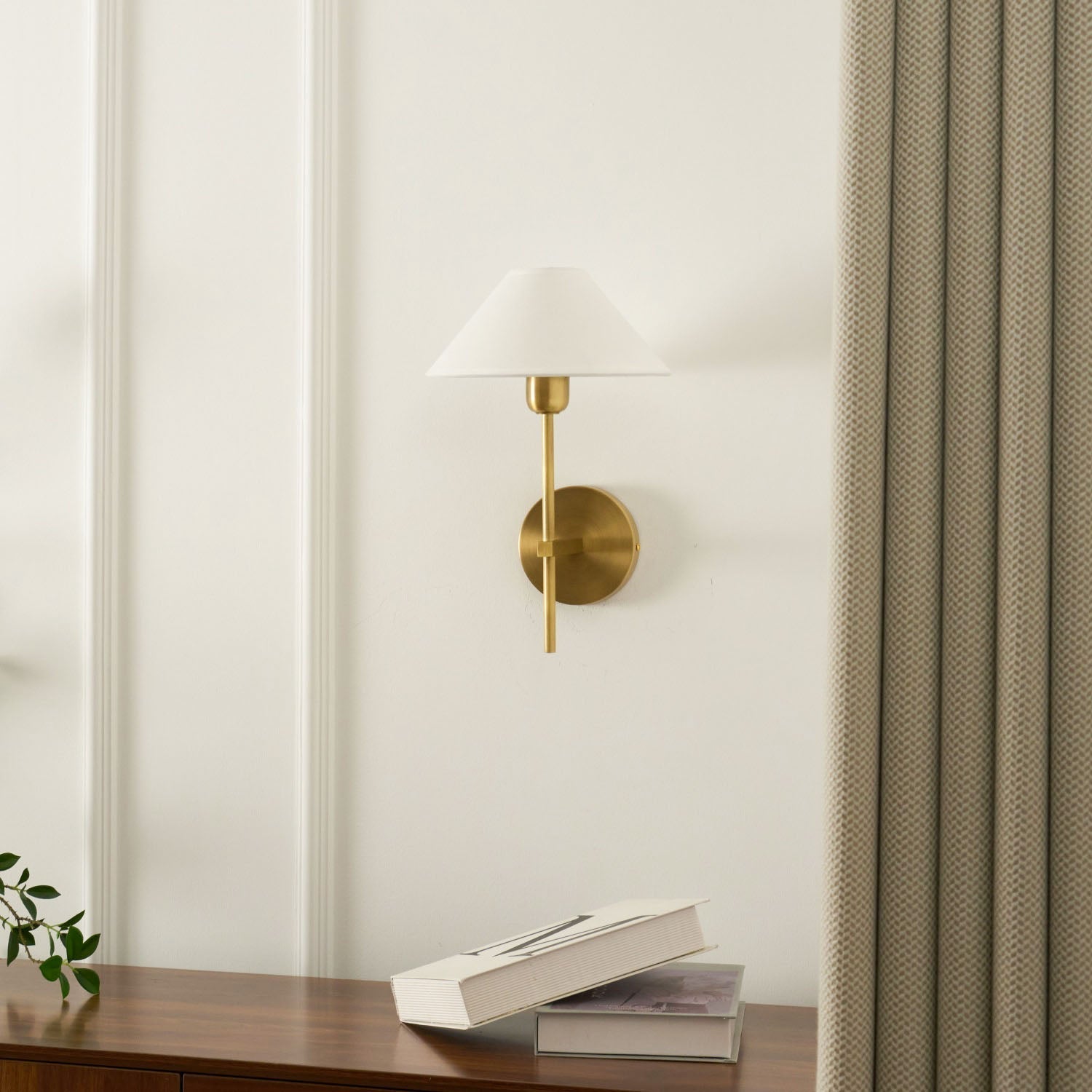 Genevieve Applique Murale en Tissu