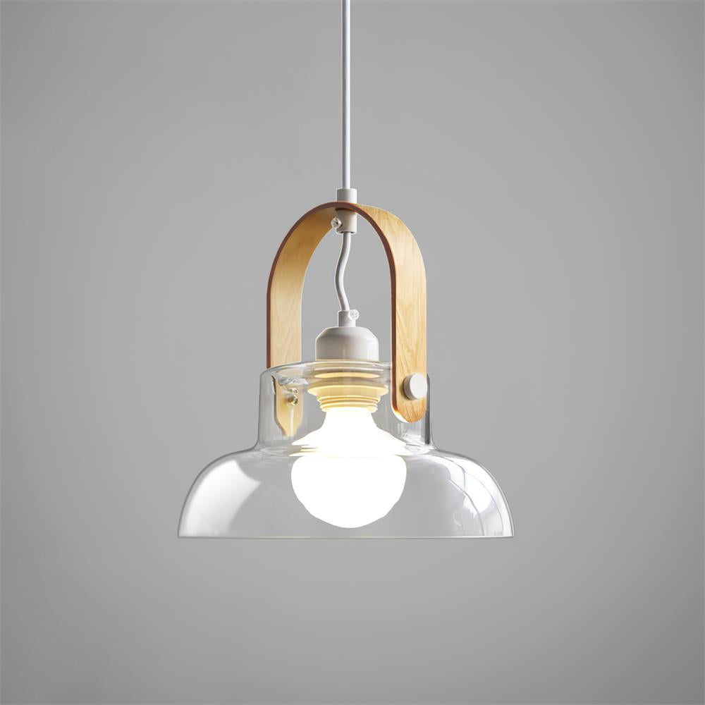 Hailie Suspension Clair Verre Rustique Moderne