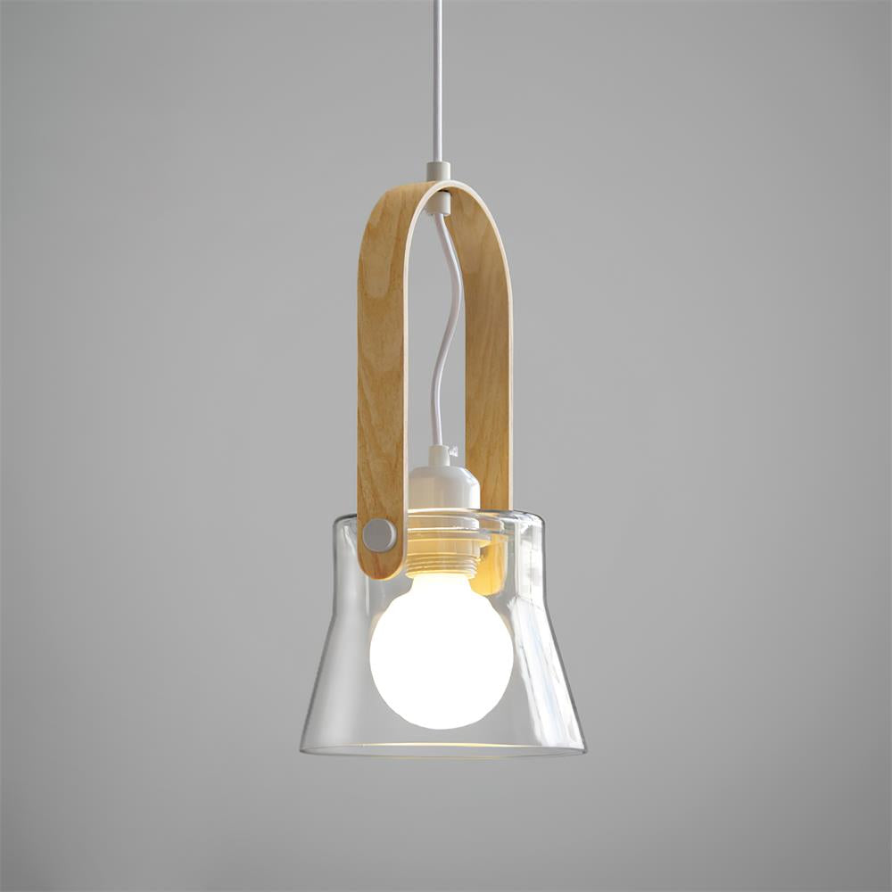 Hailie Suspension Clair Verre Rustique Moderne