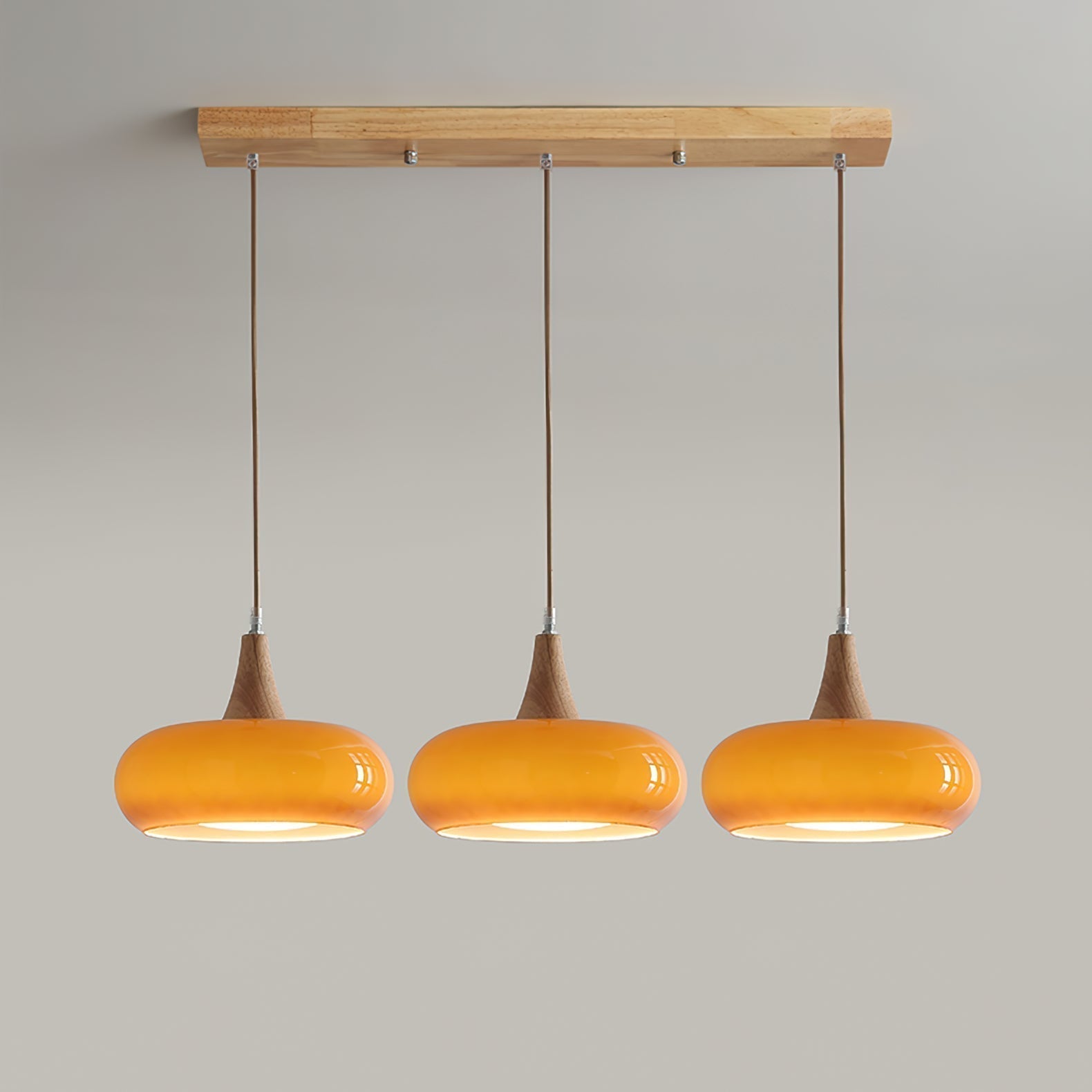 Charlotte Suspension Bois  1/2/3 Lampes