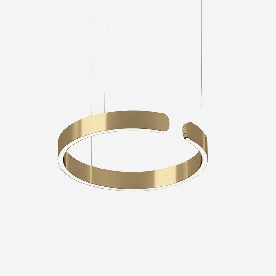 Halo LED Lampe Suspendue Circulaire Élégante Moderne