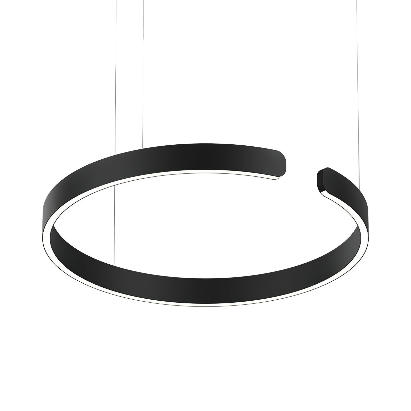 Halo LED Lampe Suspendue Circulaire Élégante Moderne