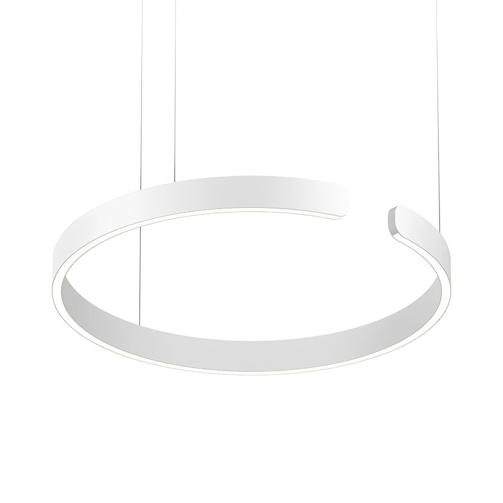 Halo LED Lampe Suspendue Circulaire Élégante Moderne