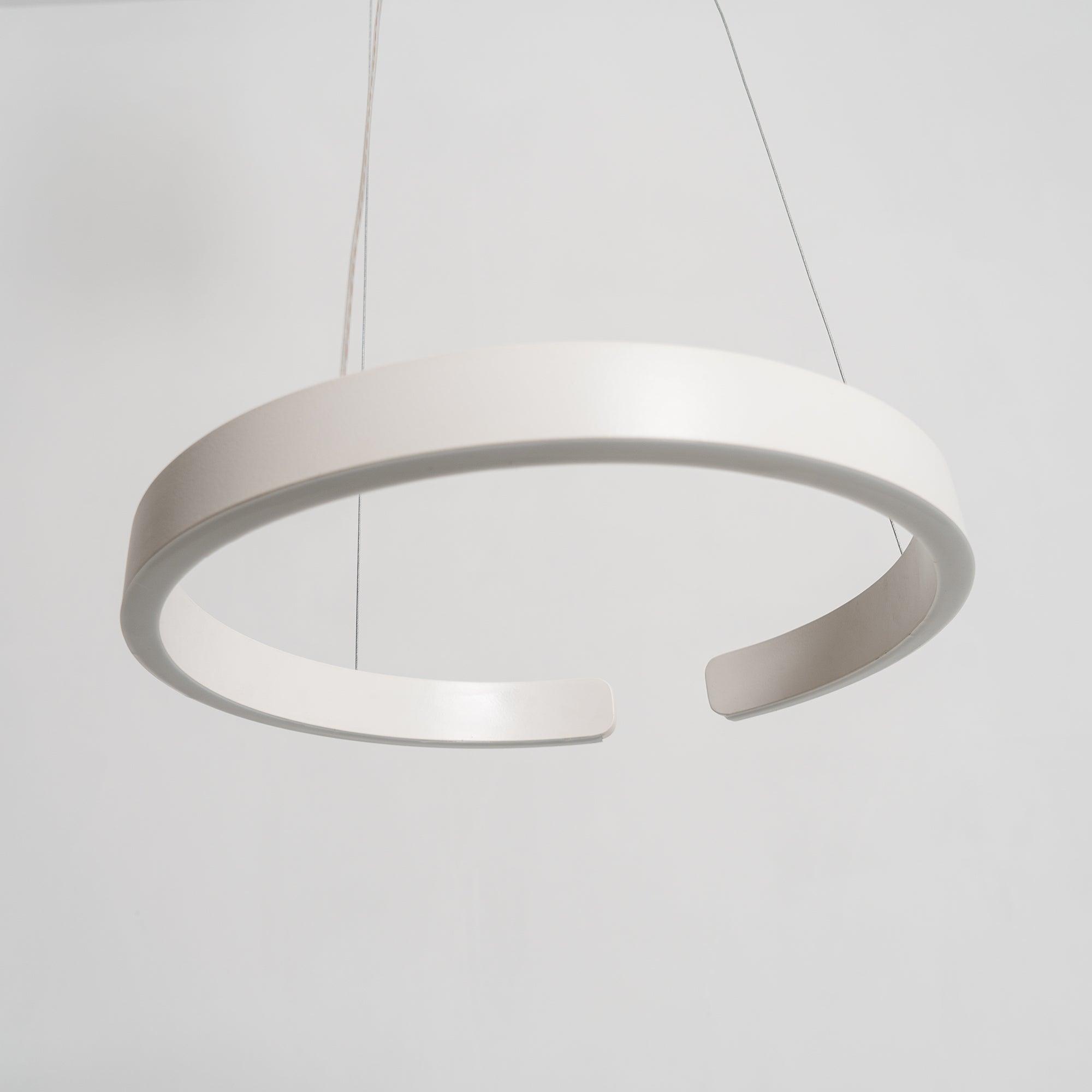Halo LED Lampe Suspendue Circulaire Élégante Moderne
