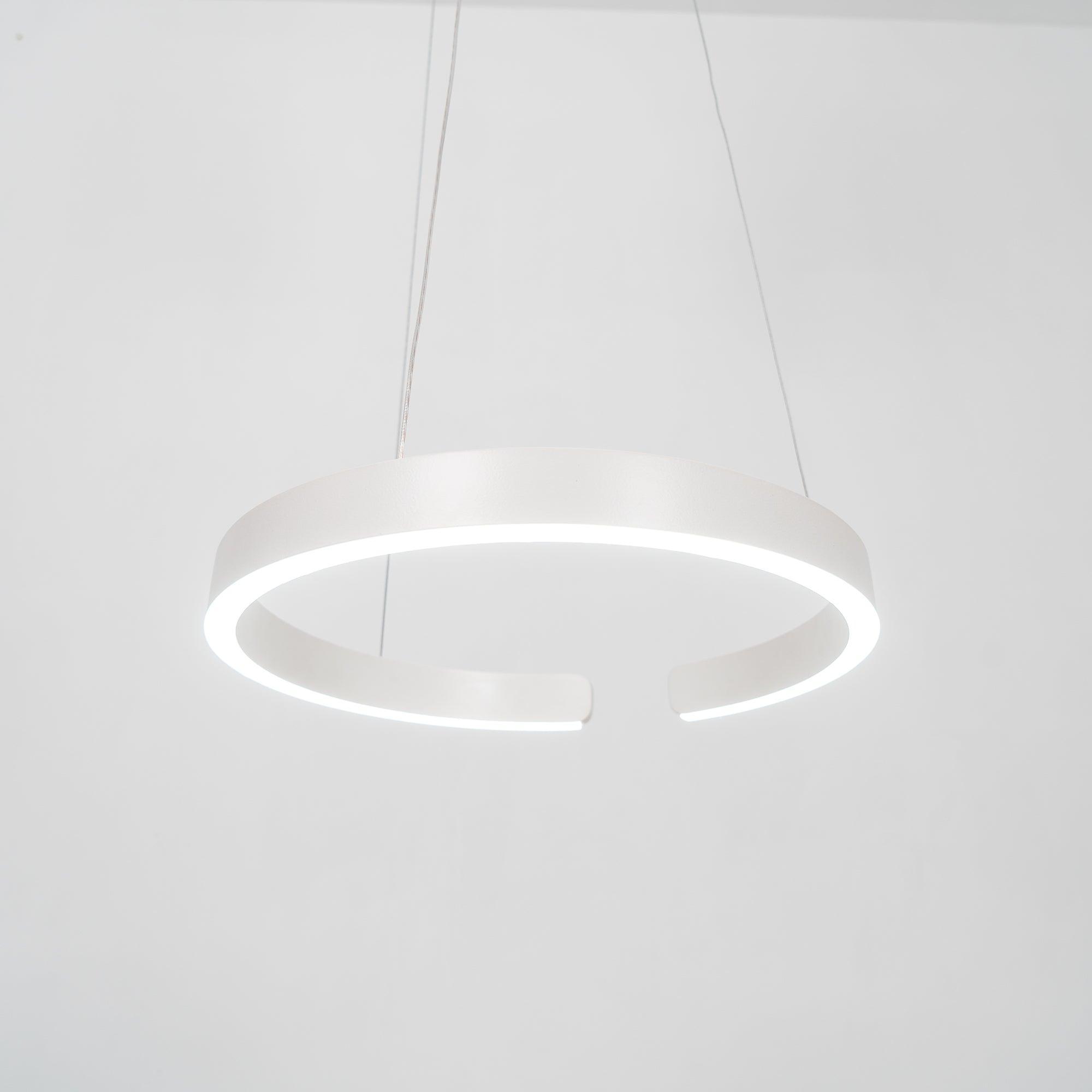 Halo LED Lampe Suspendue Circulaire Élégante Moderne
