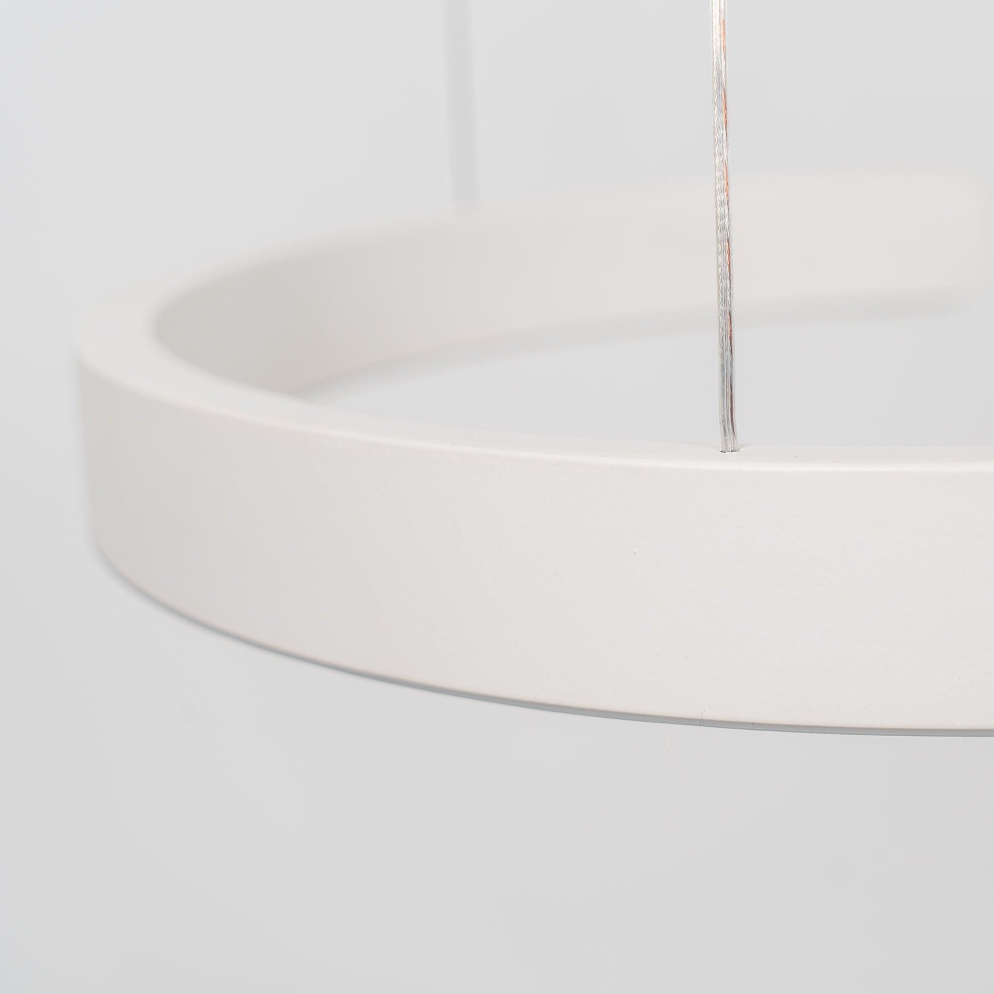 Halo LED Lampe Suspendue Circulaire Élégante Moderne