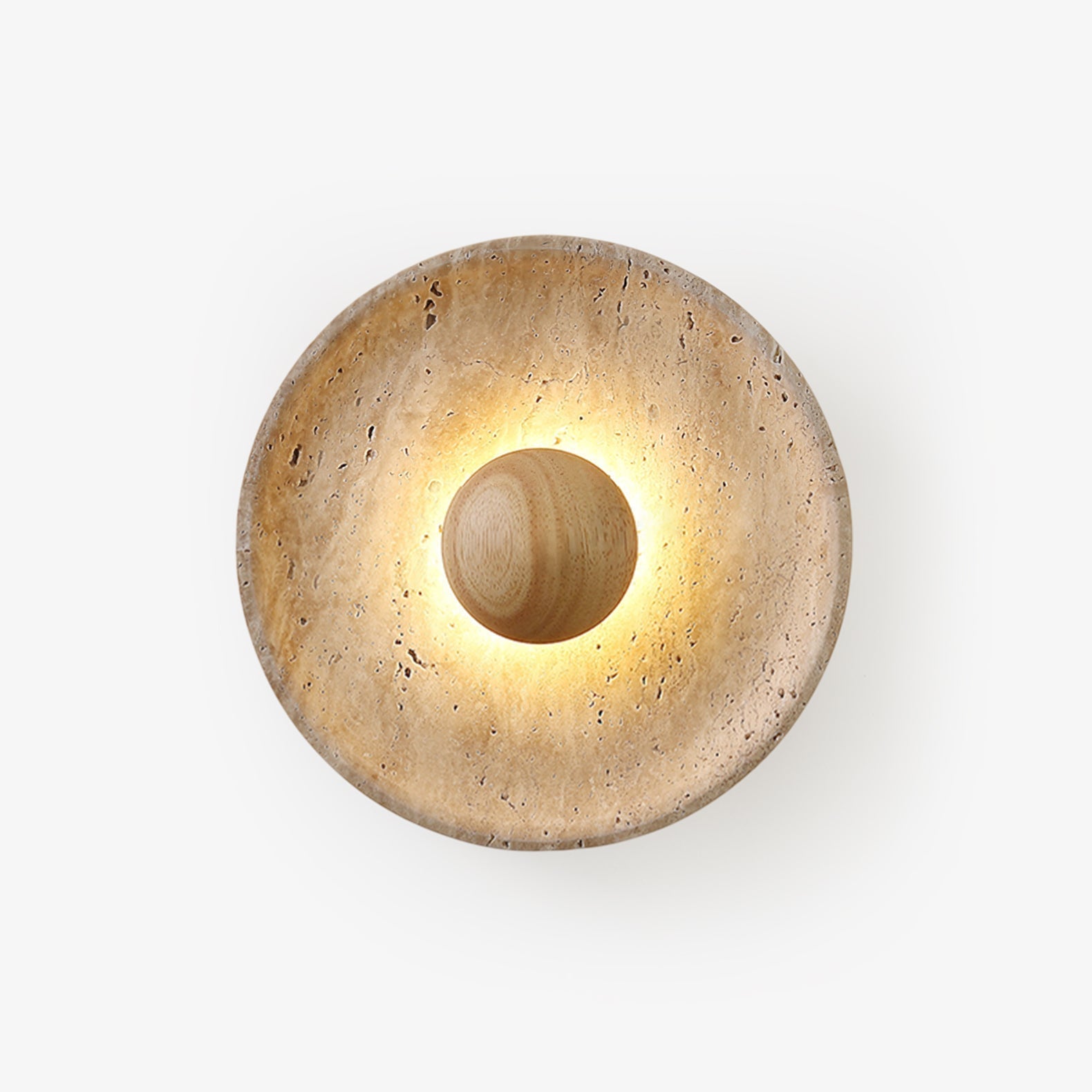 Ulraeia Minimaliste Travertin Luminaire Mural
