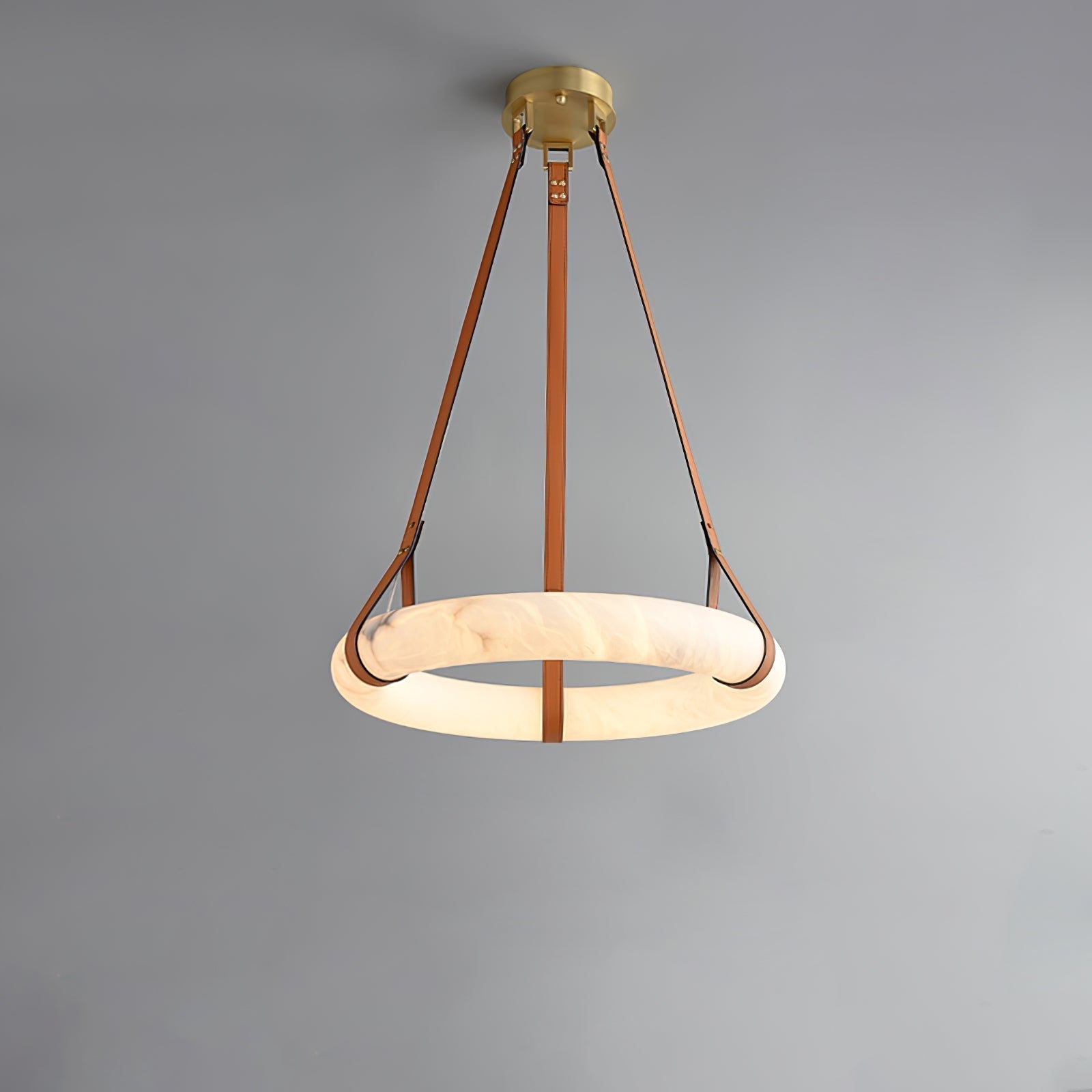 Erzorila Suspension Circulaire en Albâtre