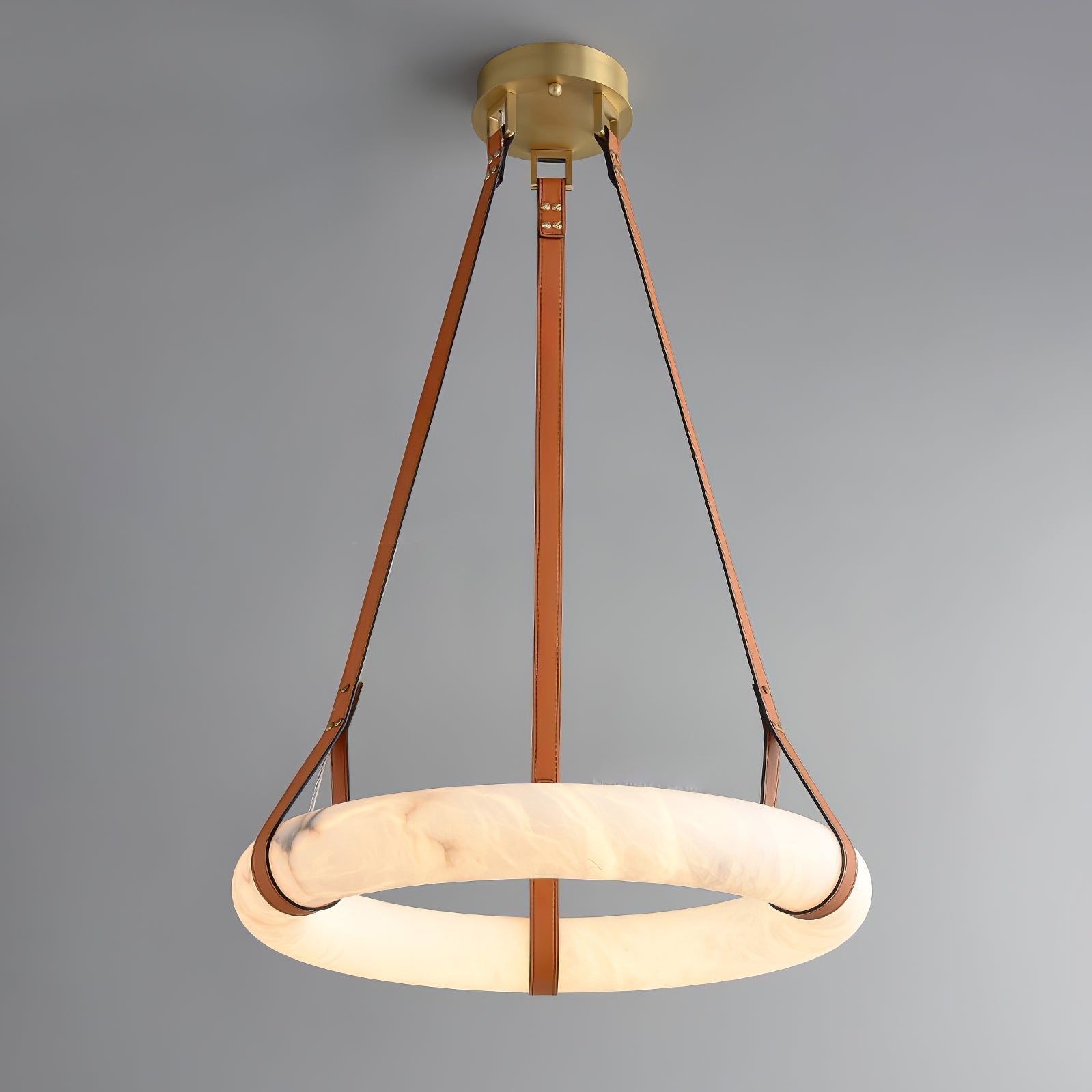 Erzorila Suspension Circulaire en Albâtre
