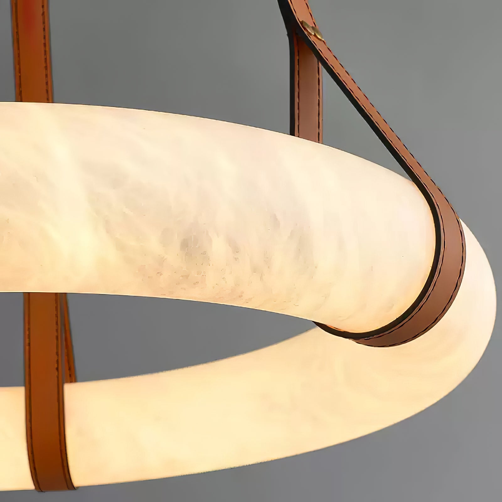Erzorila Suspension Circulaire en Albâtre
