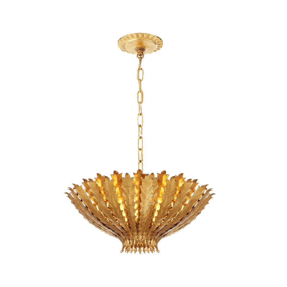 Geyon Lustre Feuille Dorée