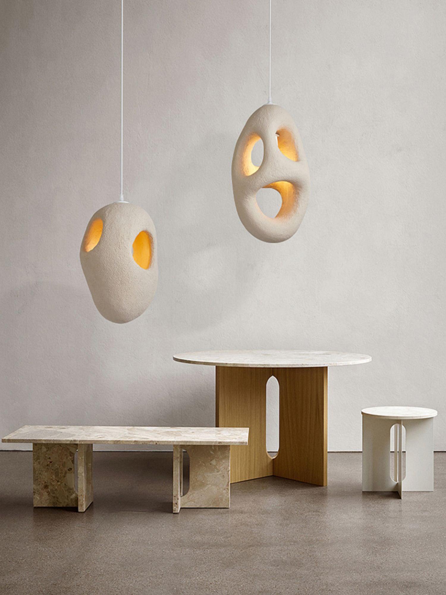 Elysire Suspension Artistique Beige