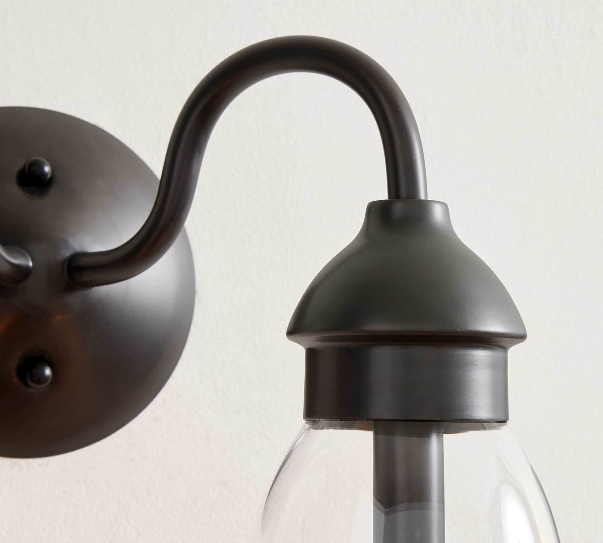 Nydoreth Applique Murale Cuivre Verre Moderne