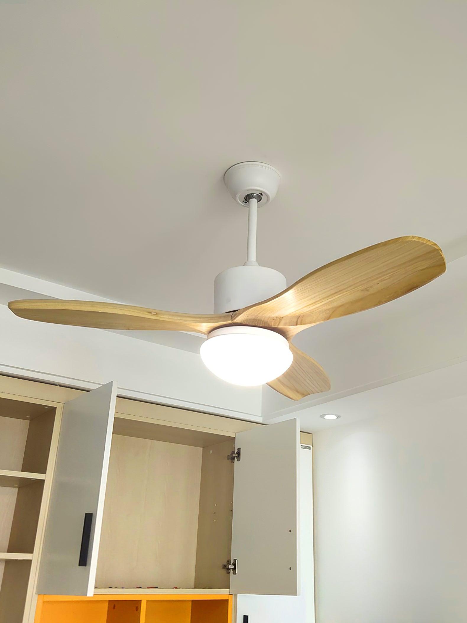 Utalis Plafonnier Ventilateur Naturel Élégant