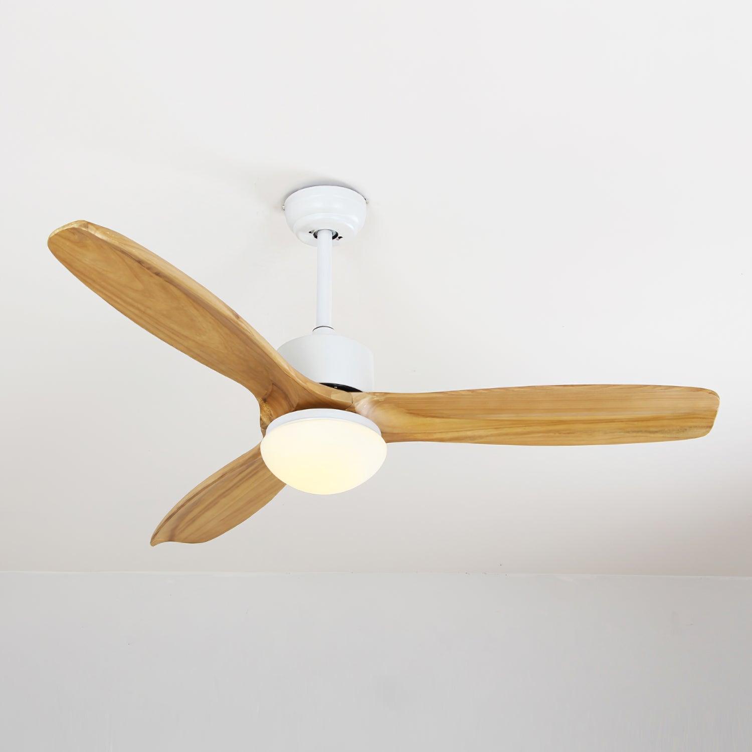 Utalis Plafonnier Ventilateur Naturel Élégant