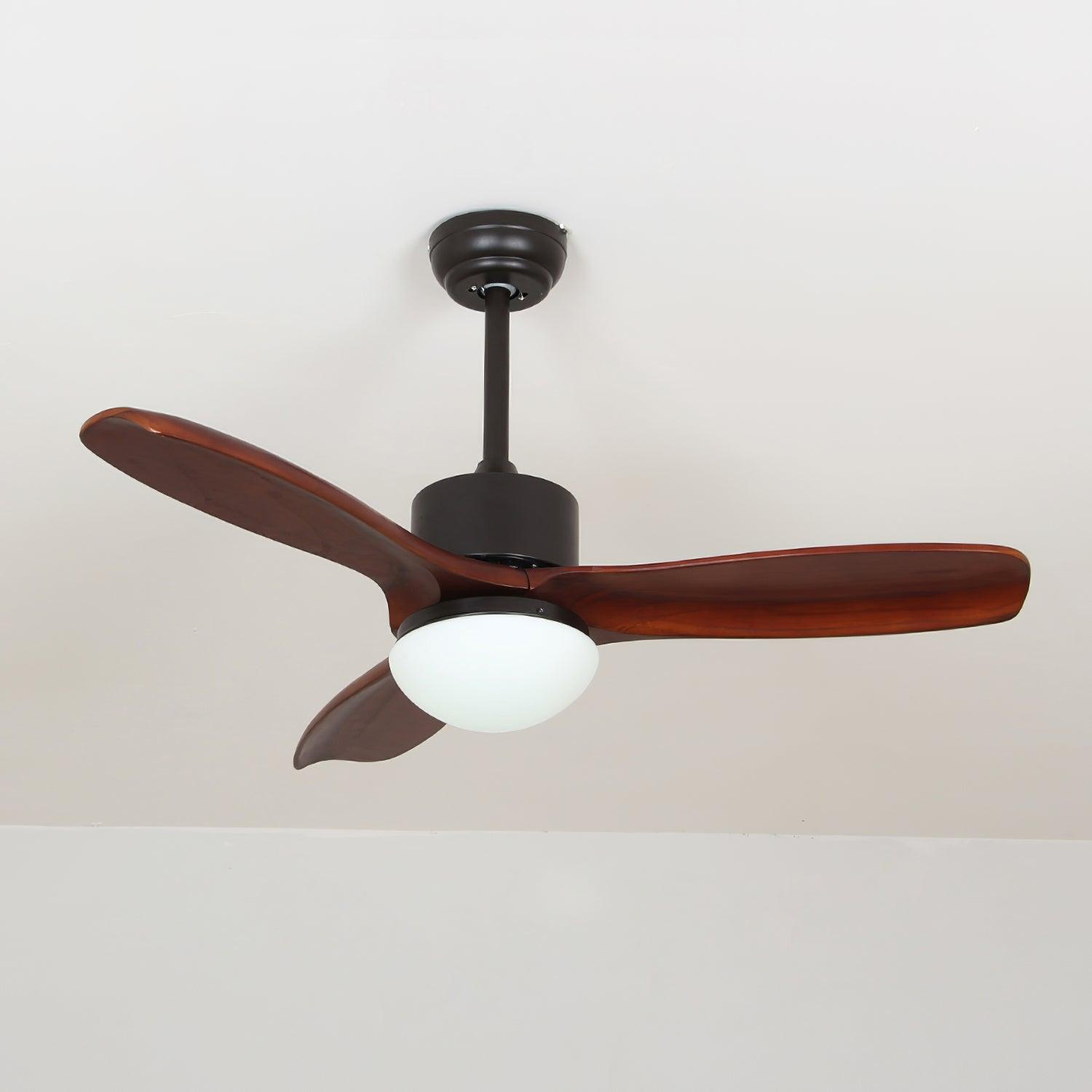 Utalis Plafonnier Ventilateur Naturel Élégant