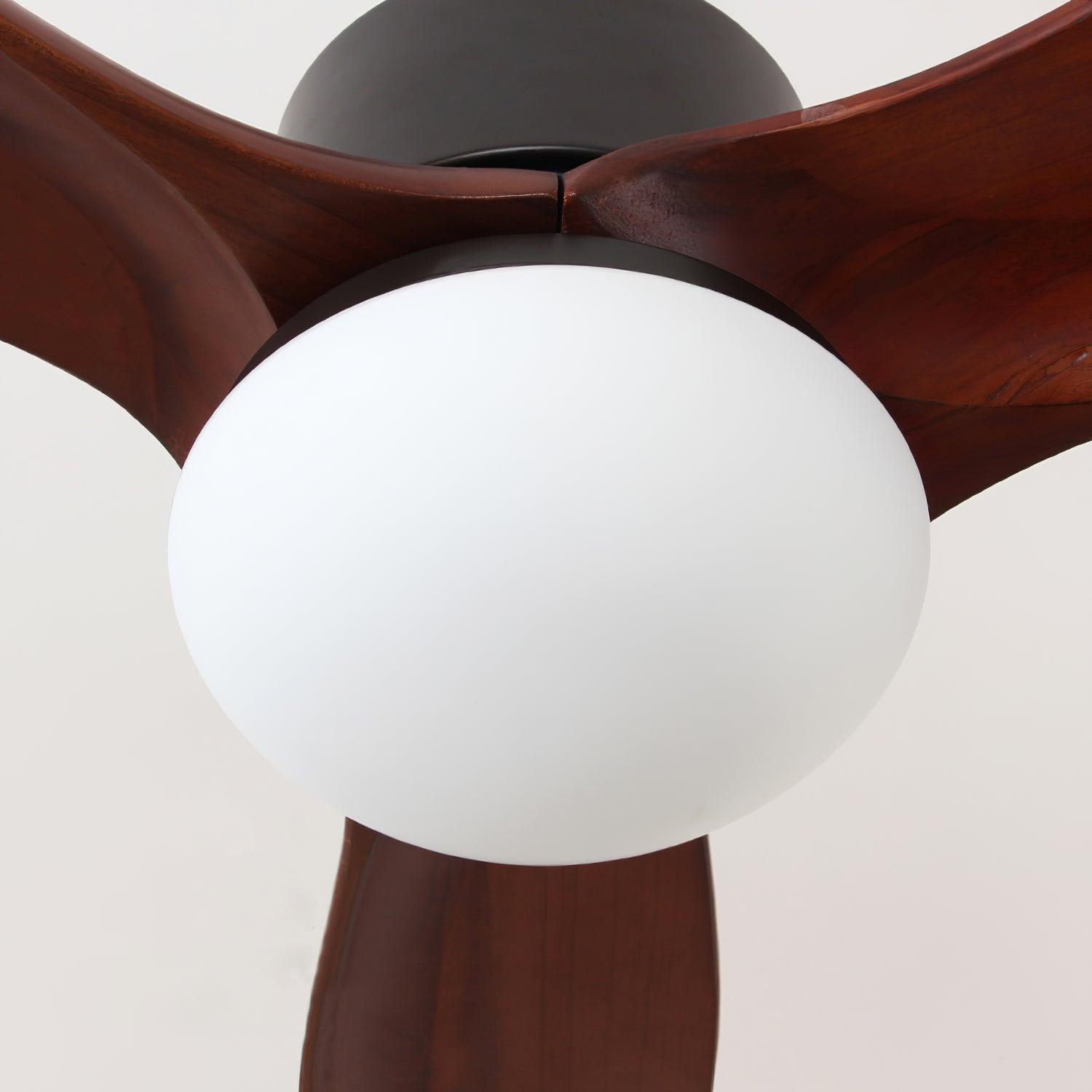 Utalis Plafonnier Ventilateur Naturel Élégant