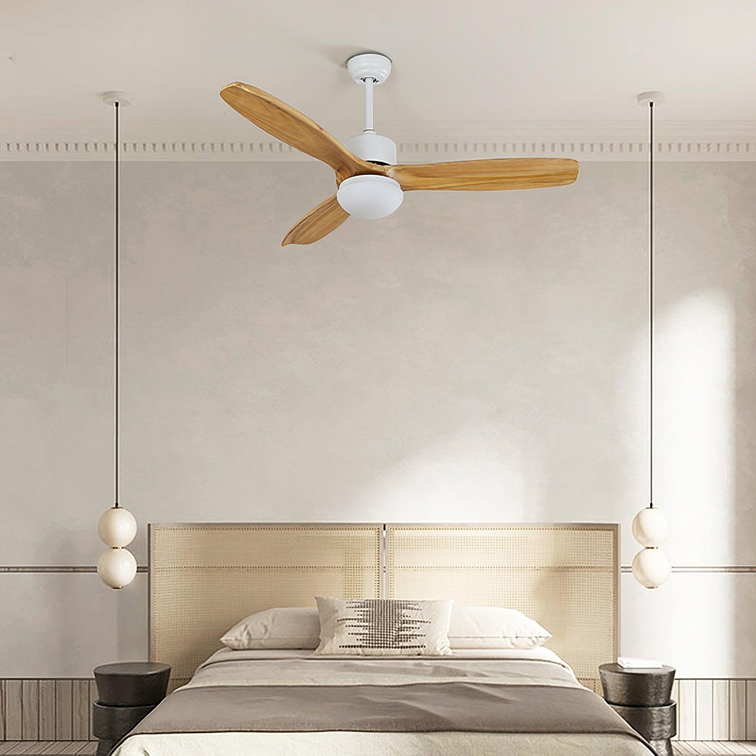 Utalis Plafonnier Ventilateur Naturel Élégant