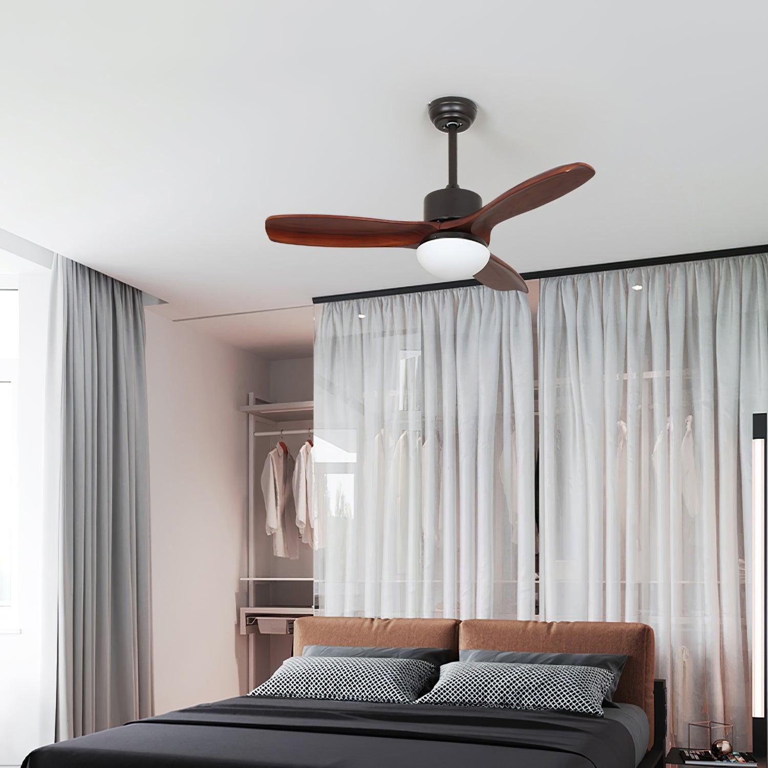 Utalis Plafonnier Ventilateur Naturel Élégant