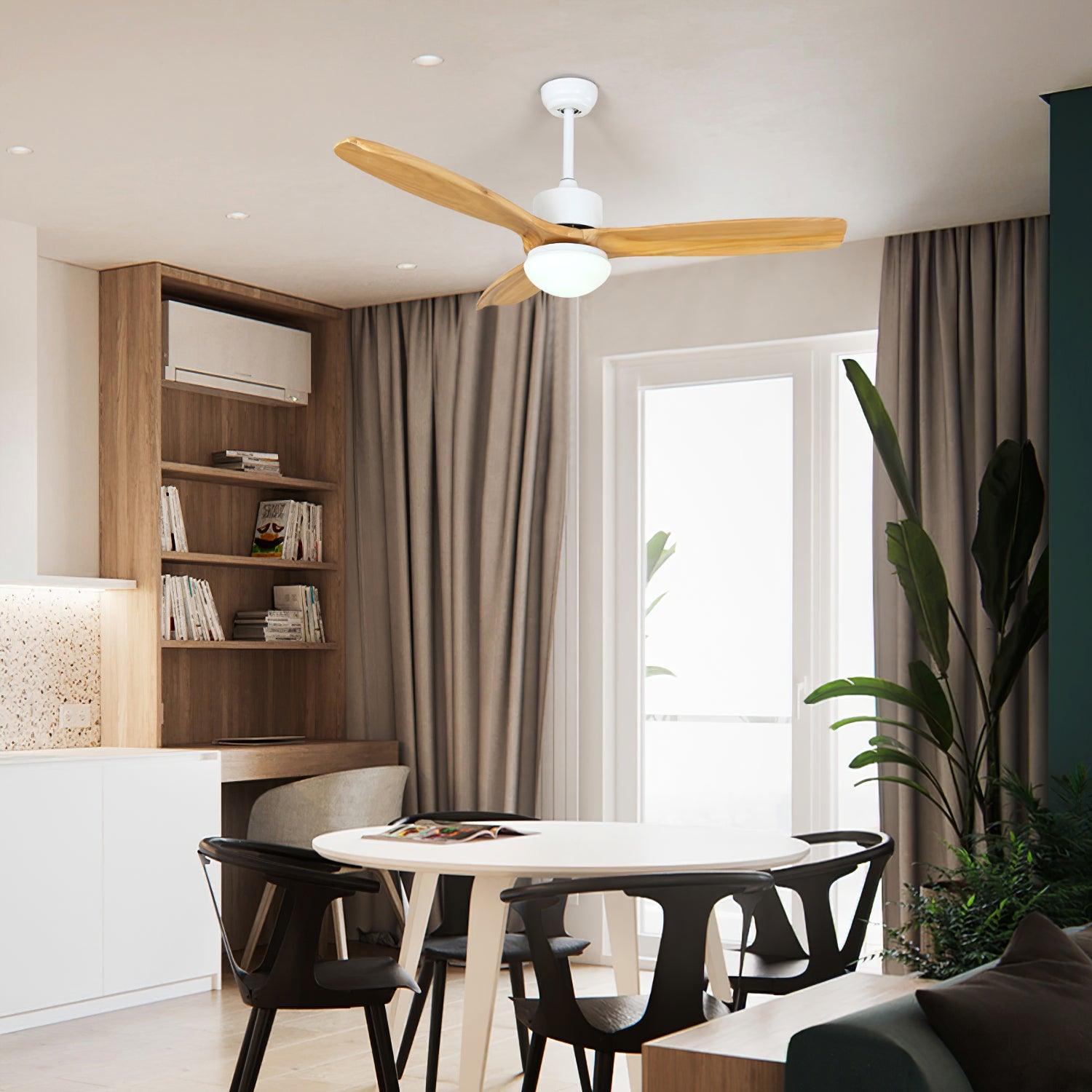 Utalis Plafonnier Ventilateur Naturel Élégant