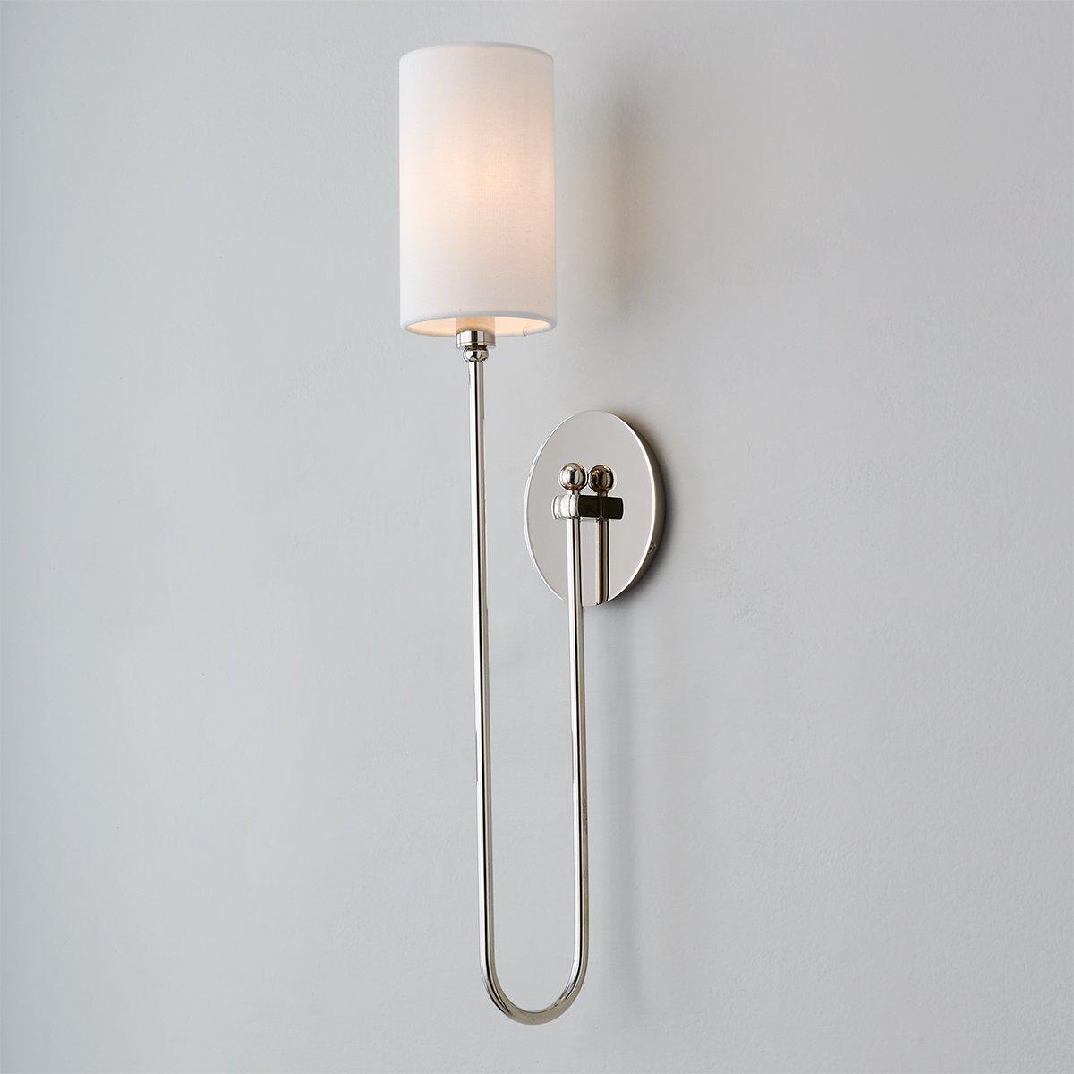 Syvineth Applique Murale Laiton Tissu Minimaliste Moderne