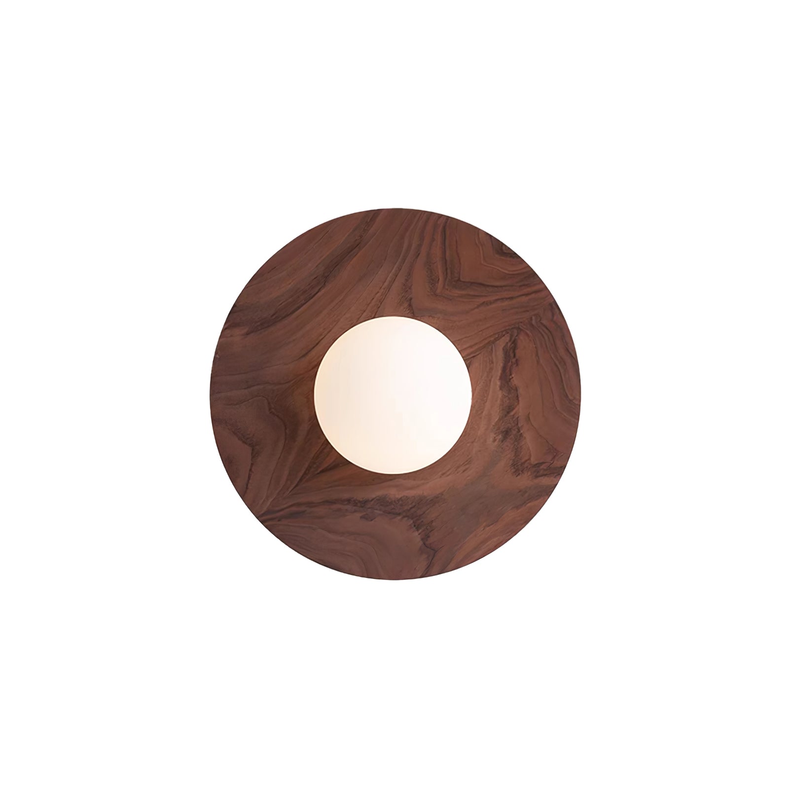 Arlirir Applique Murale Minimaliste en Bois et Verre