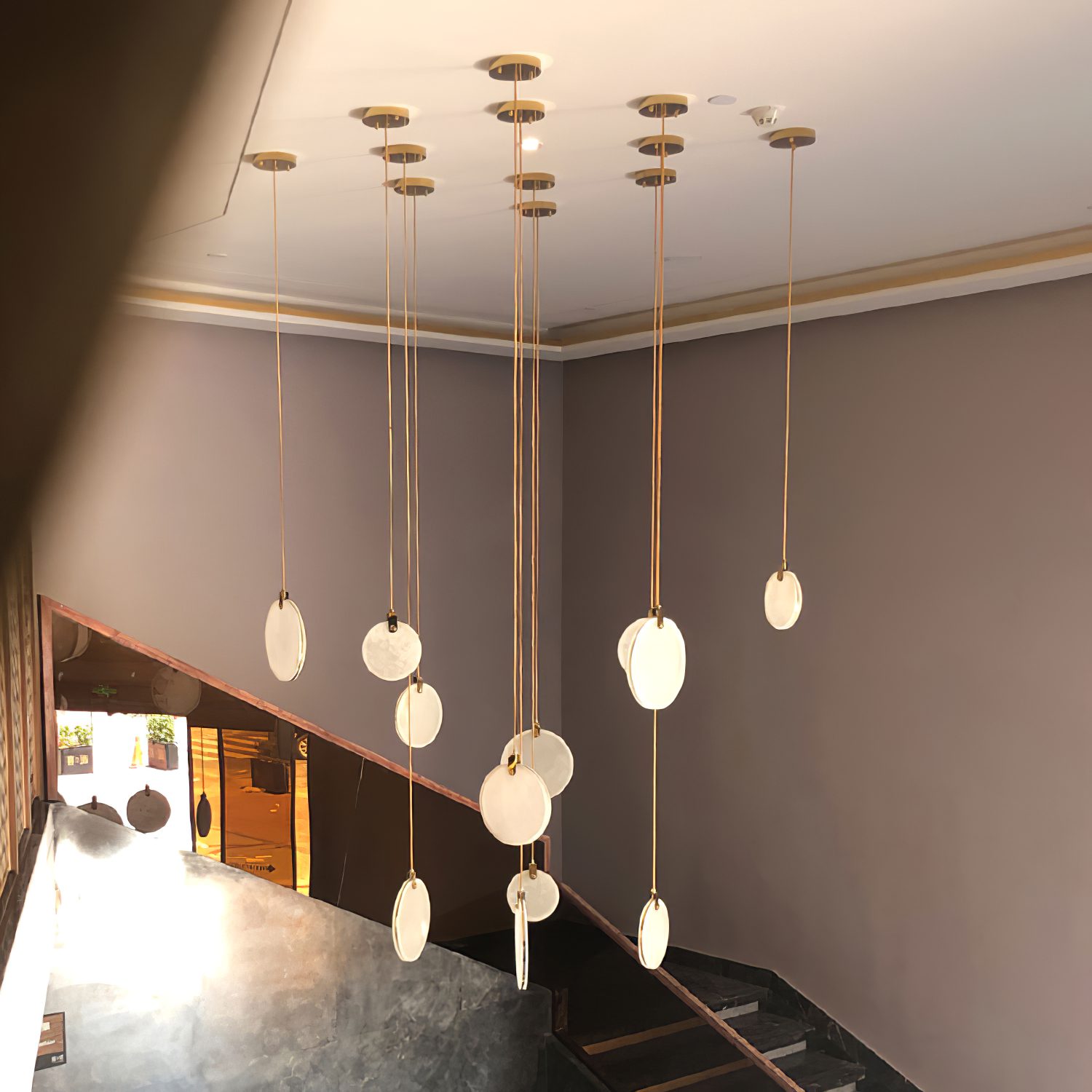 Codoros Albâtre Pendentif Lumière