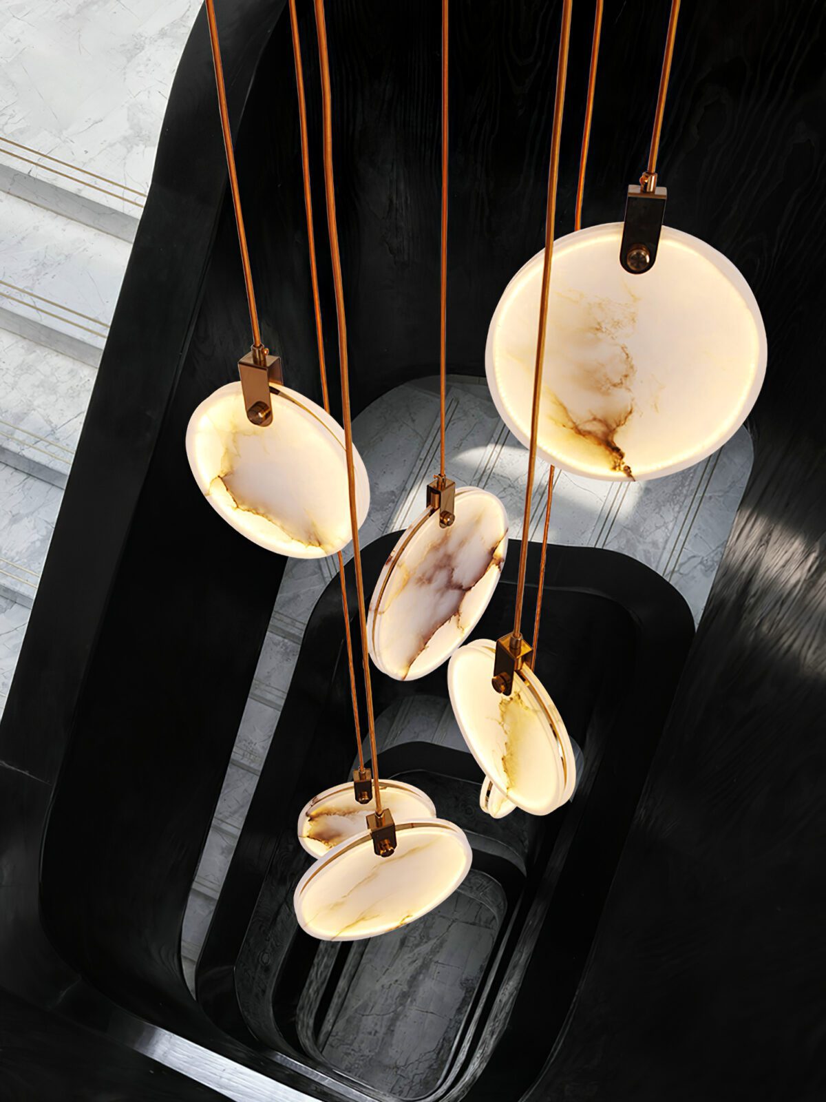 Codoros Albâtre Pendentif Lumière