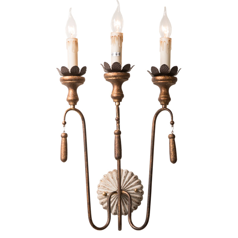 Avelaris Lampe Murale Vintage Industrielle en Bois et Métal