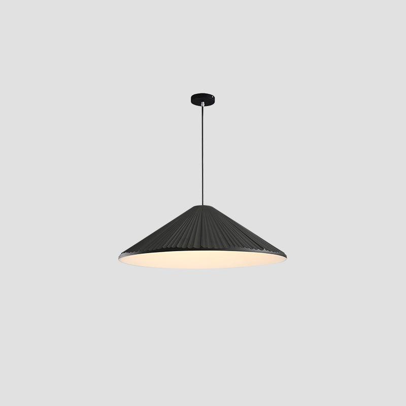 Cone Lampe Suspendue Minimaliste en Résine Chapeau