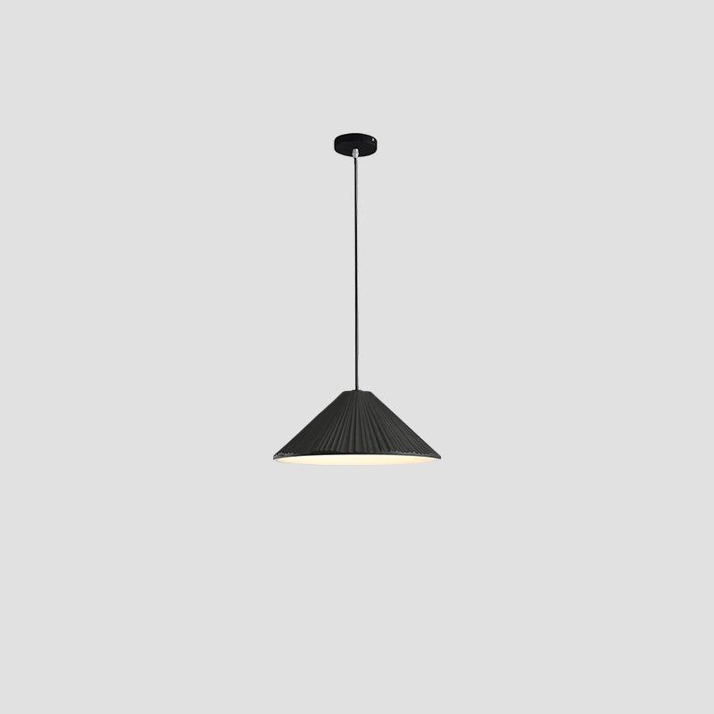 Cone Lampe Suspendue Minimaliste en Résine Chapeau