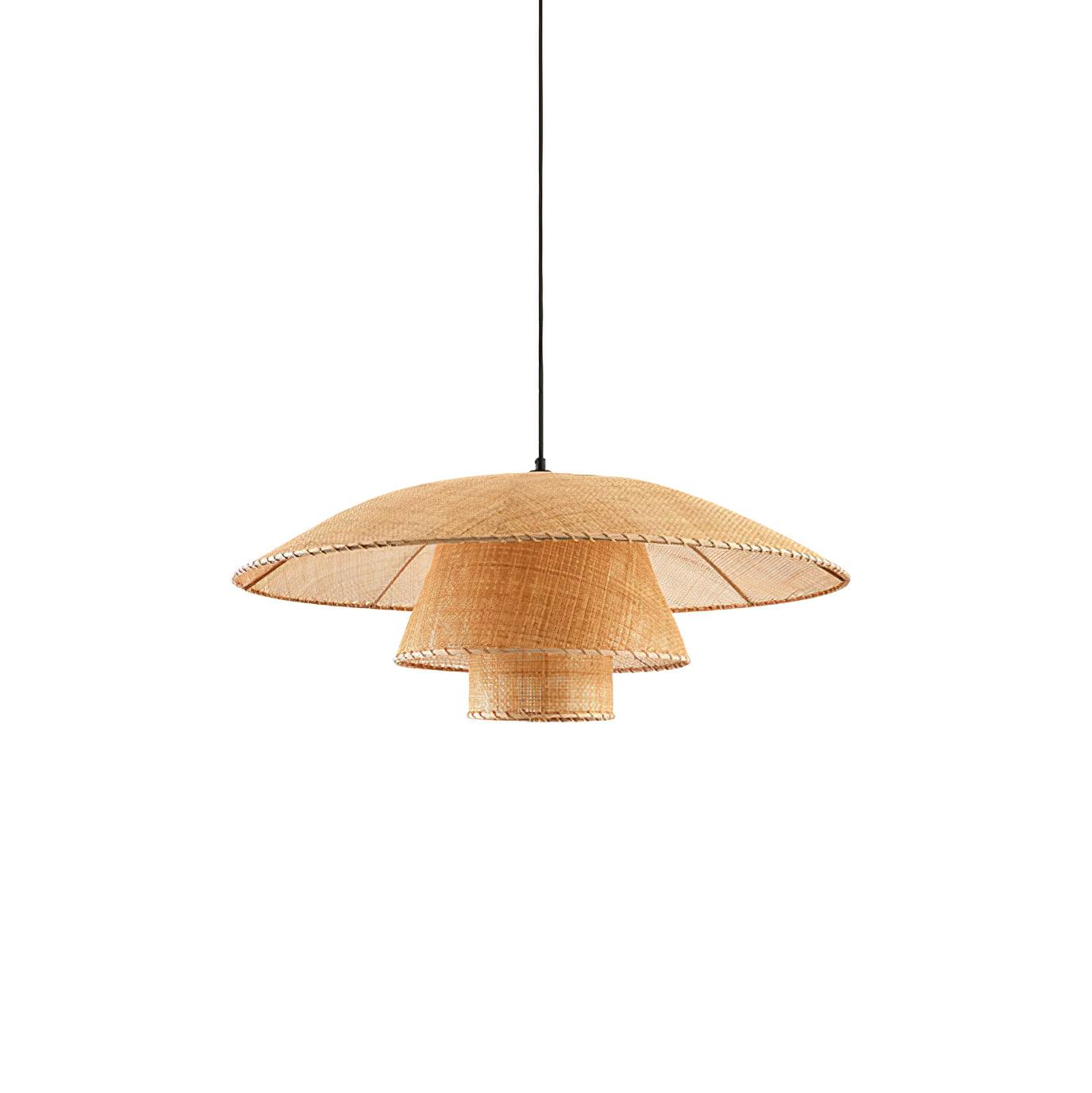 Orvellace Rotin Vintage Pendentif Lampe