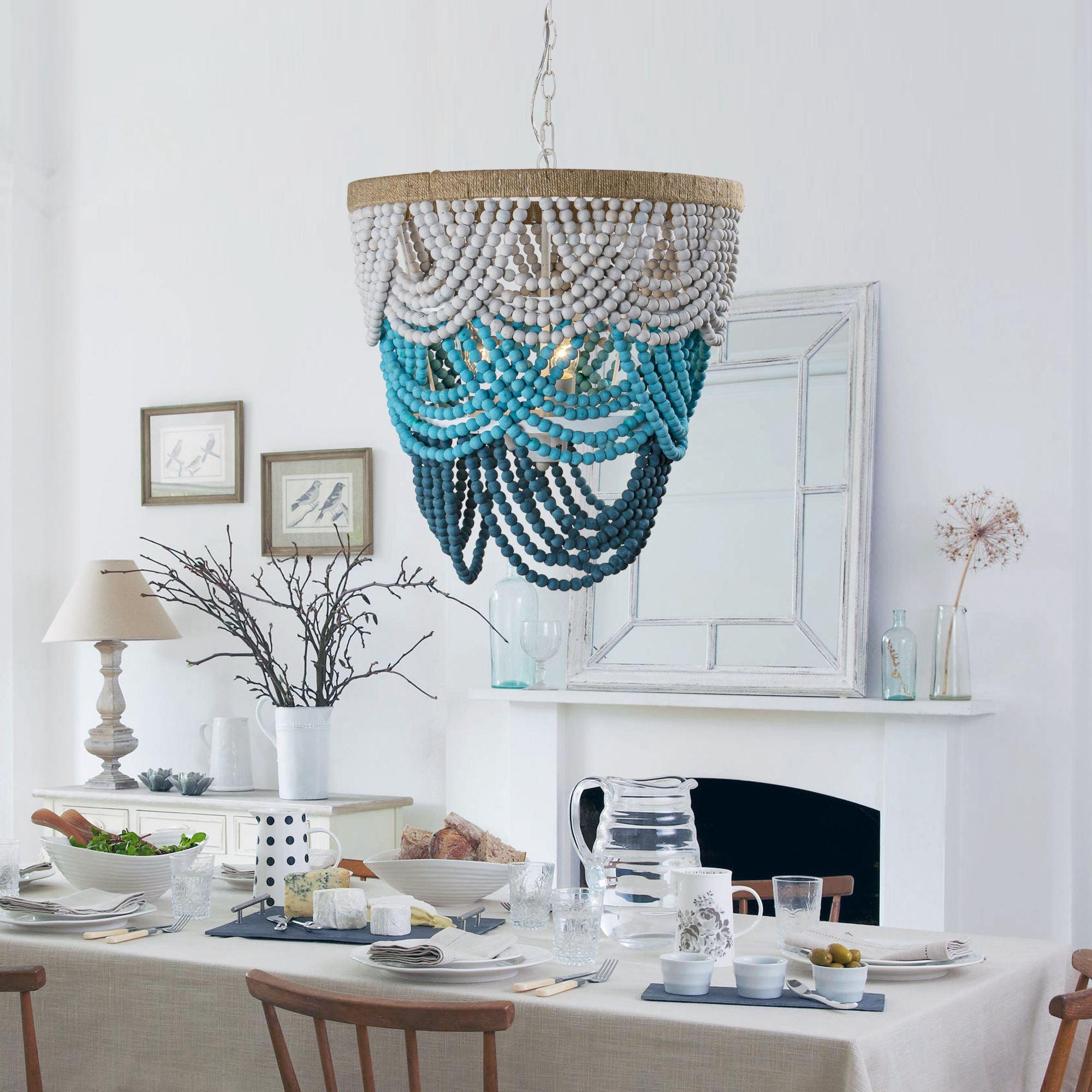 Alshaila Lustre Postmoderne Ee Luxe Bois Métal