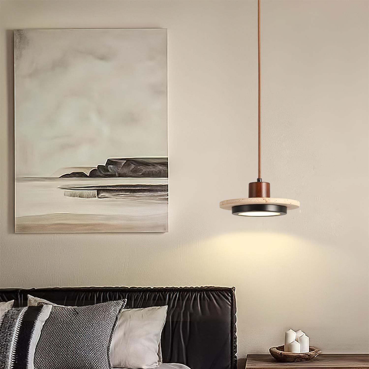 Solaro Suspension LED Travertin