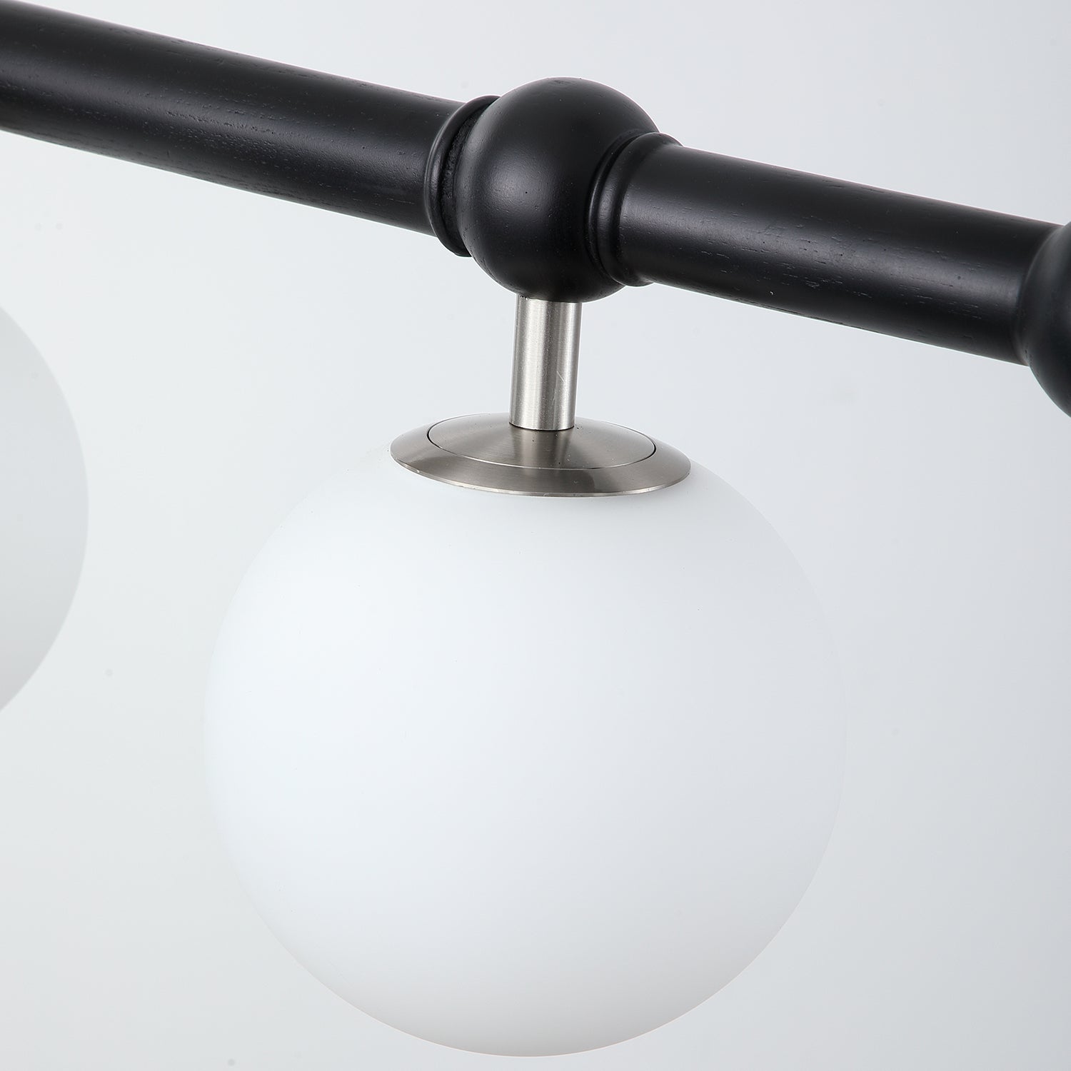 Hayes Lustre Bois Linéaire Boules en Verre
