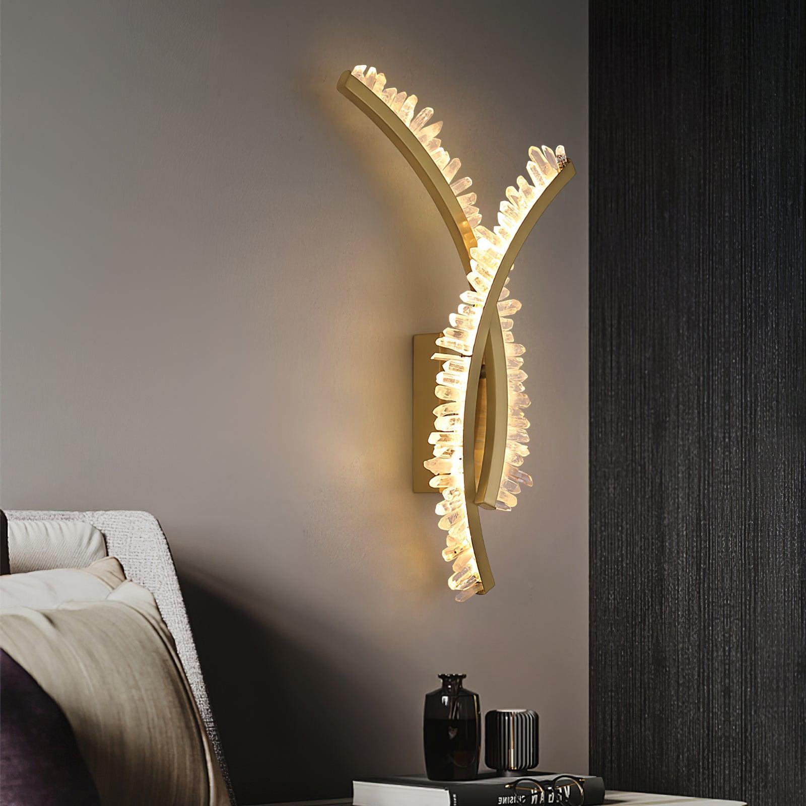 Prairie Lampe Murale en Cristal Art Nordique Premium