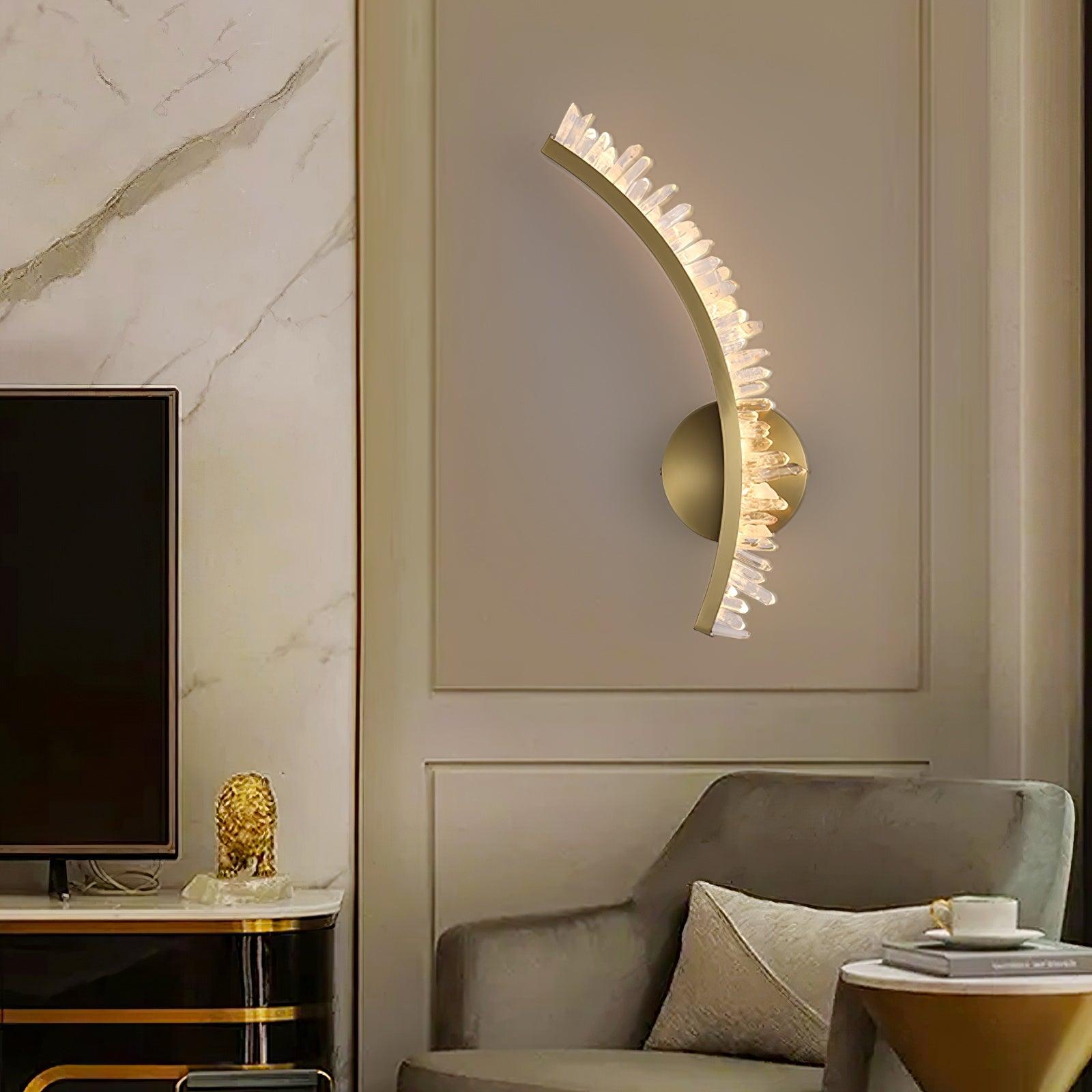Prairie Lampe Murale en Cristal Art Nordique Premium