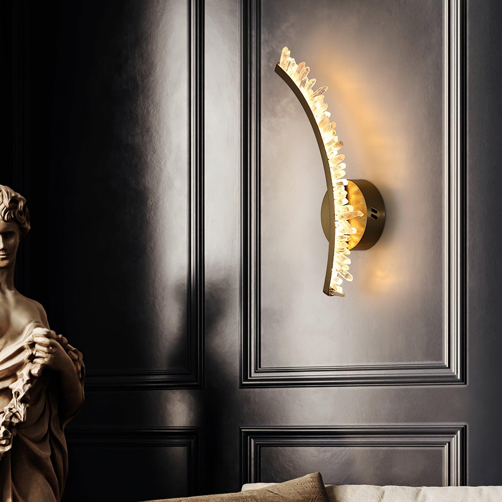 Prairie Lampe Murale en Cristal Art Nordique Premium
