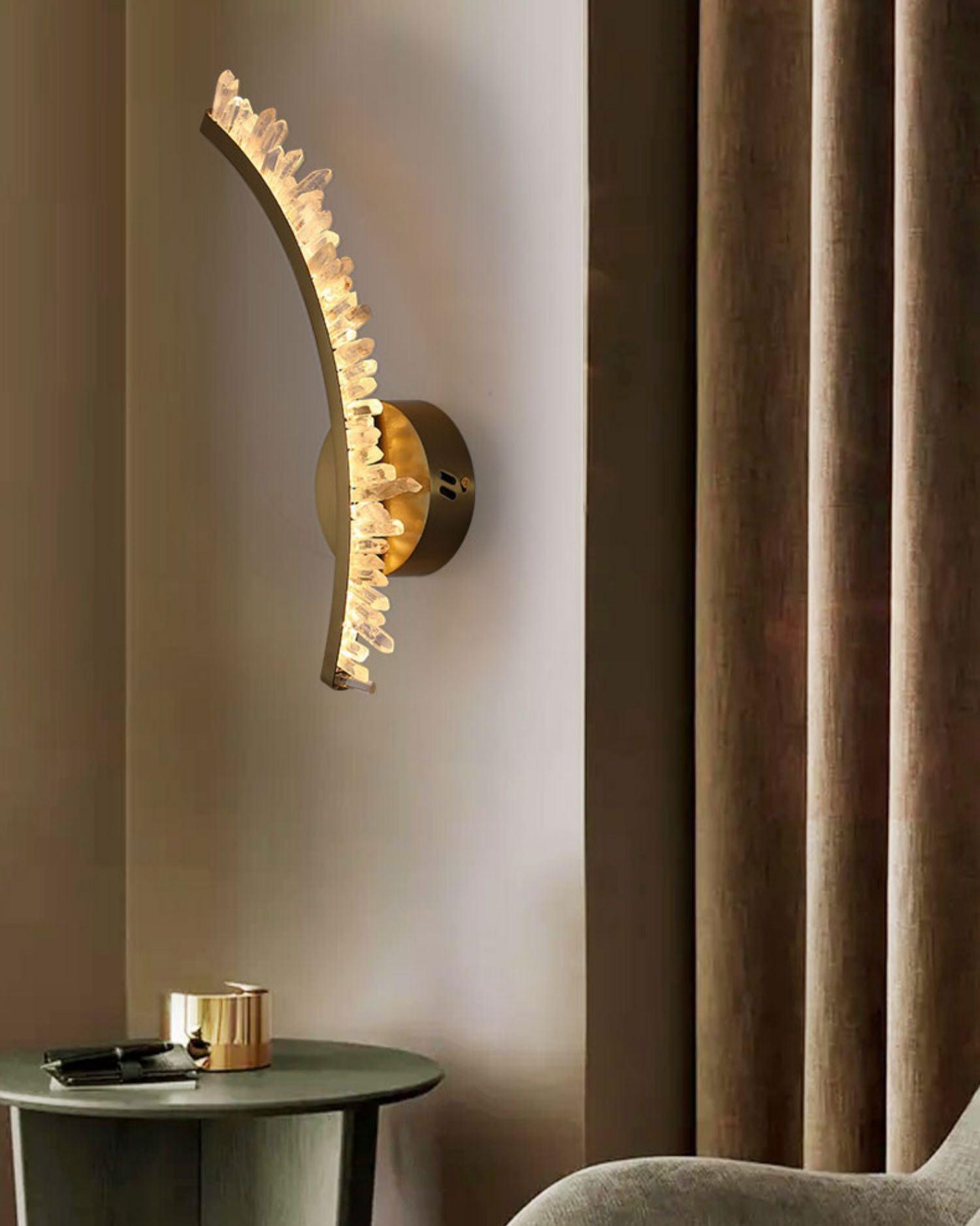 Prairie Lampe Murale en Cristal Art Nordique Premium
