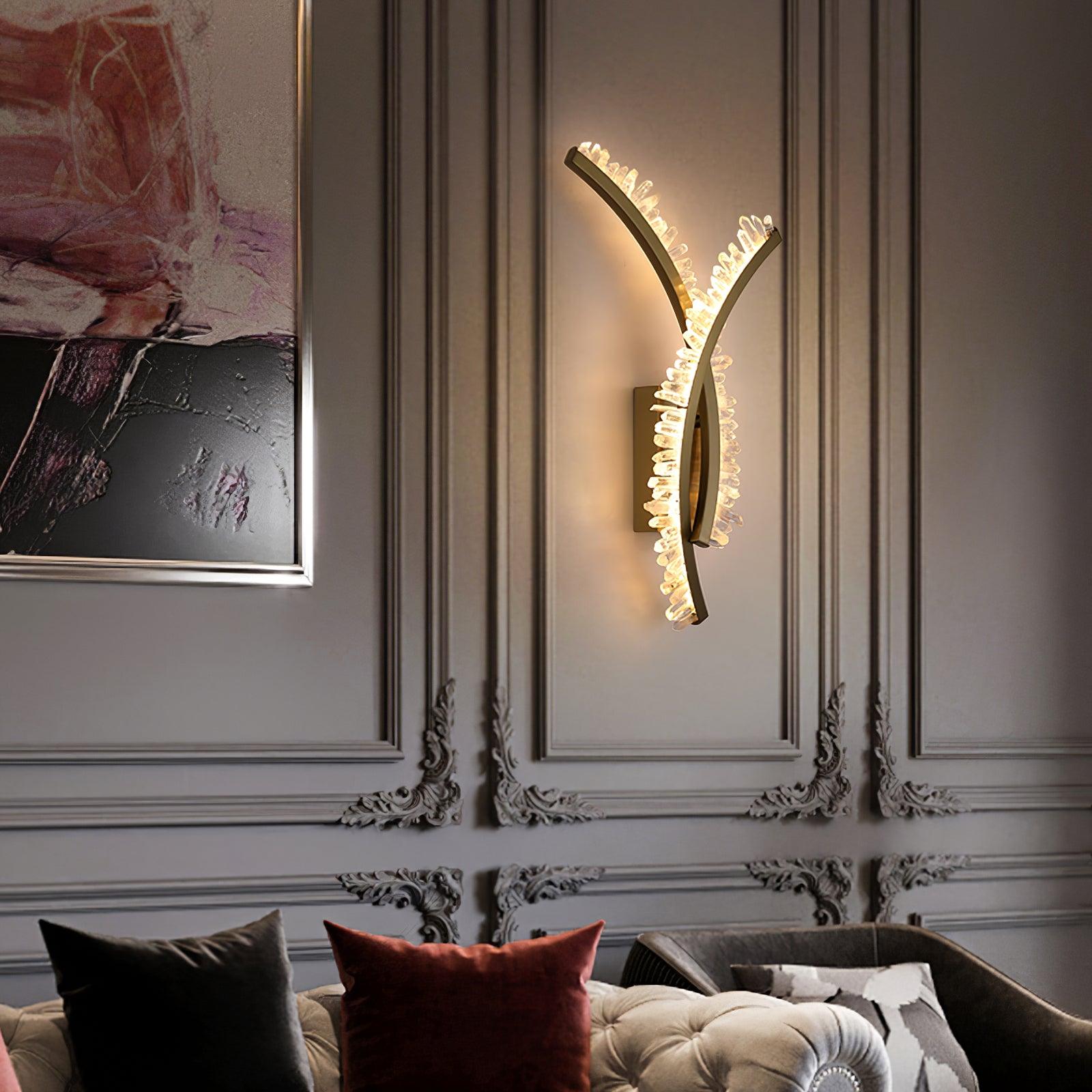 Prairie Lampe Murale en Cristal Art Nordique Premium