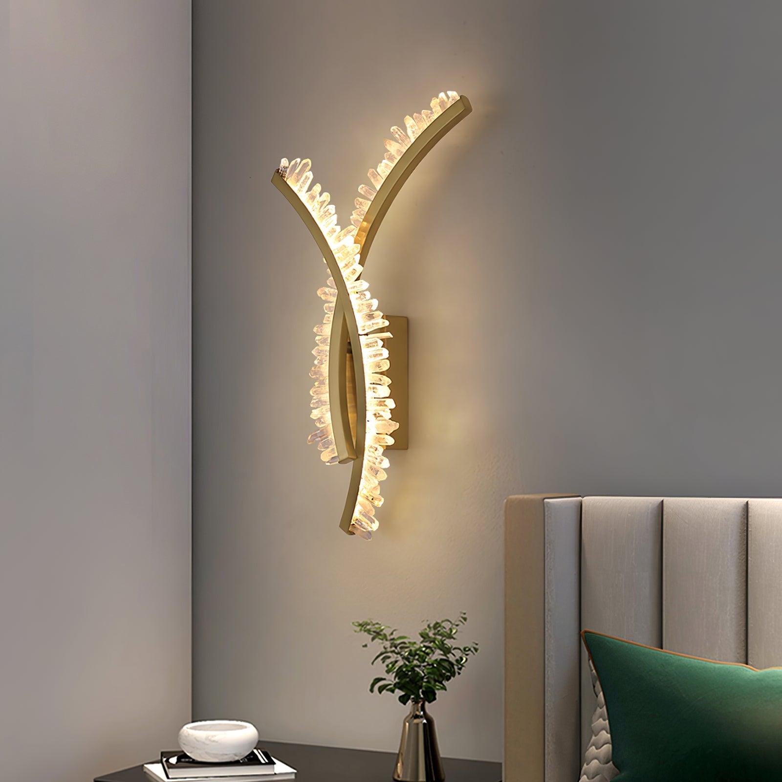 Prairie Lampe Murale en Cristal Art Nordique Premium