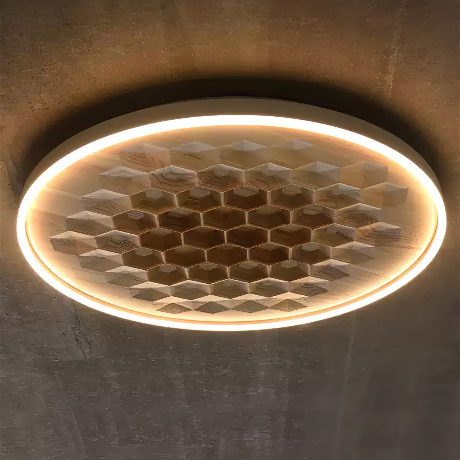 Cevynira Texturé Bronze Applique Plafond
