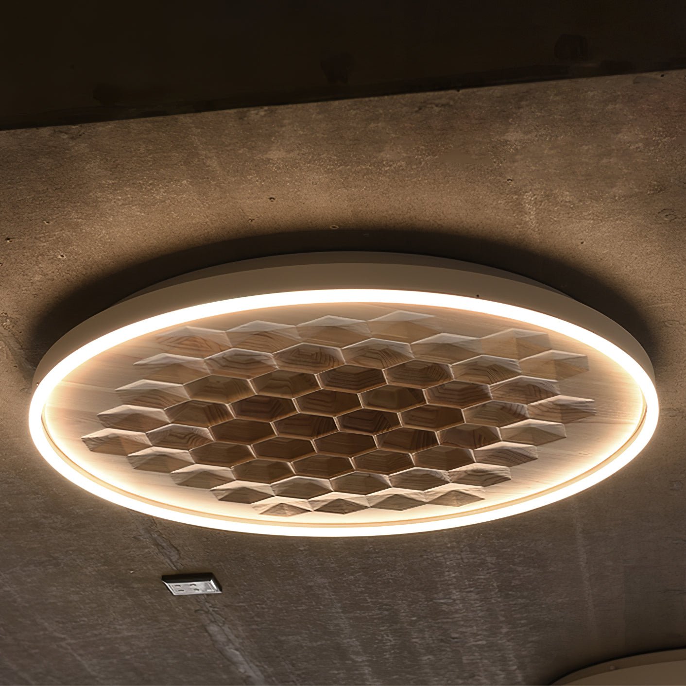 Cevynira Texturé Bronze Applique Plafond