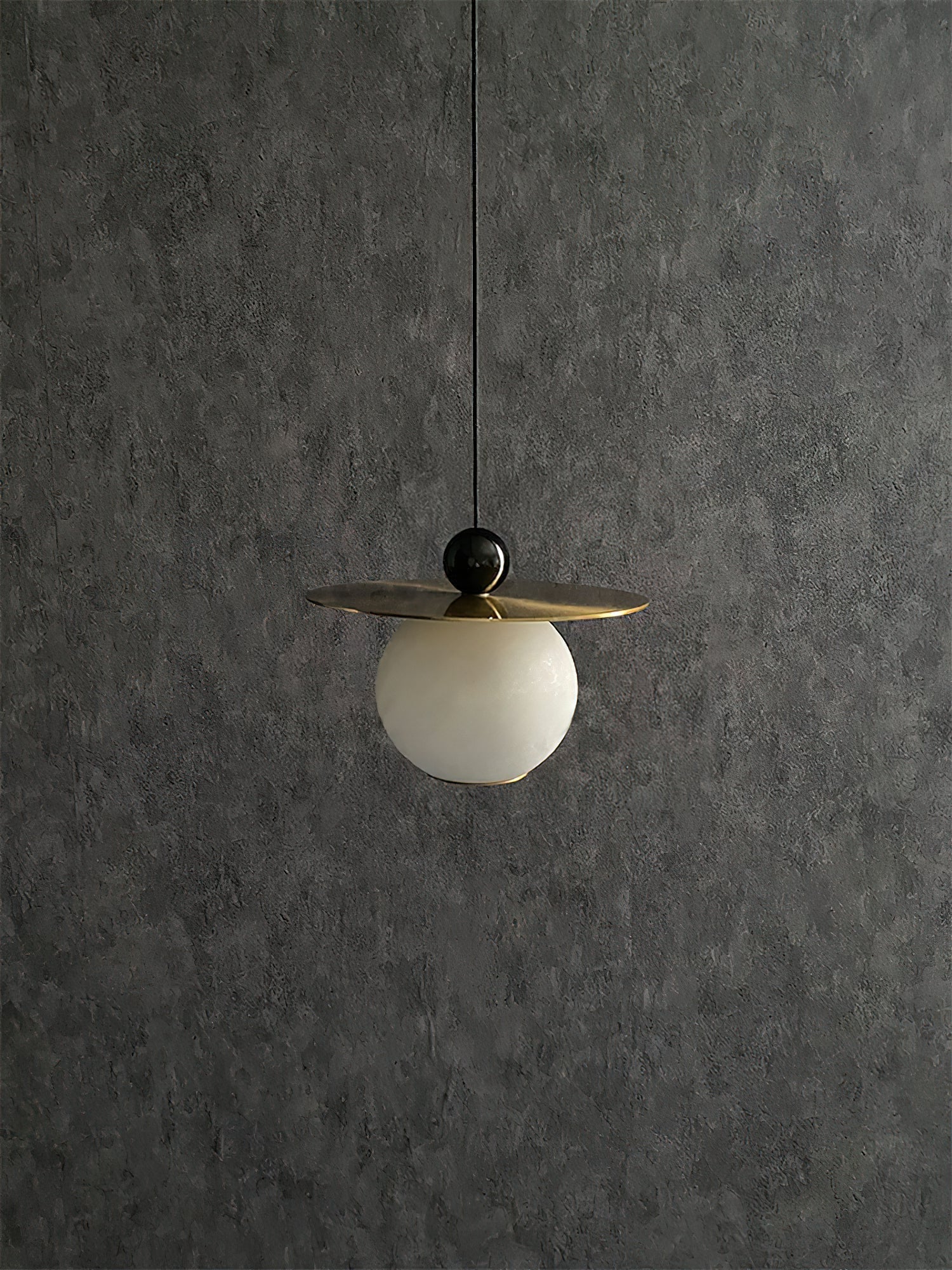 Alvarel Suspension Moderne Cordon Laiton Albâtre