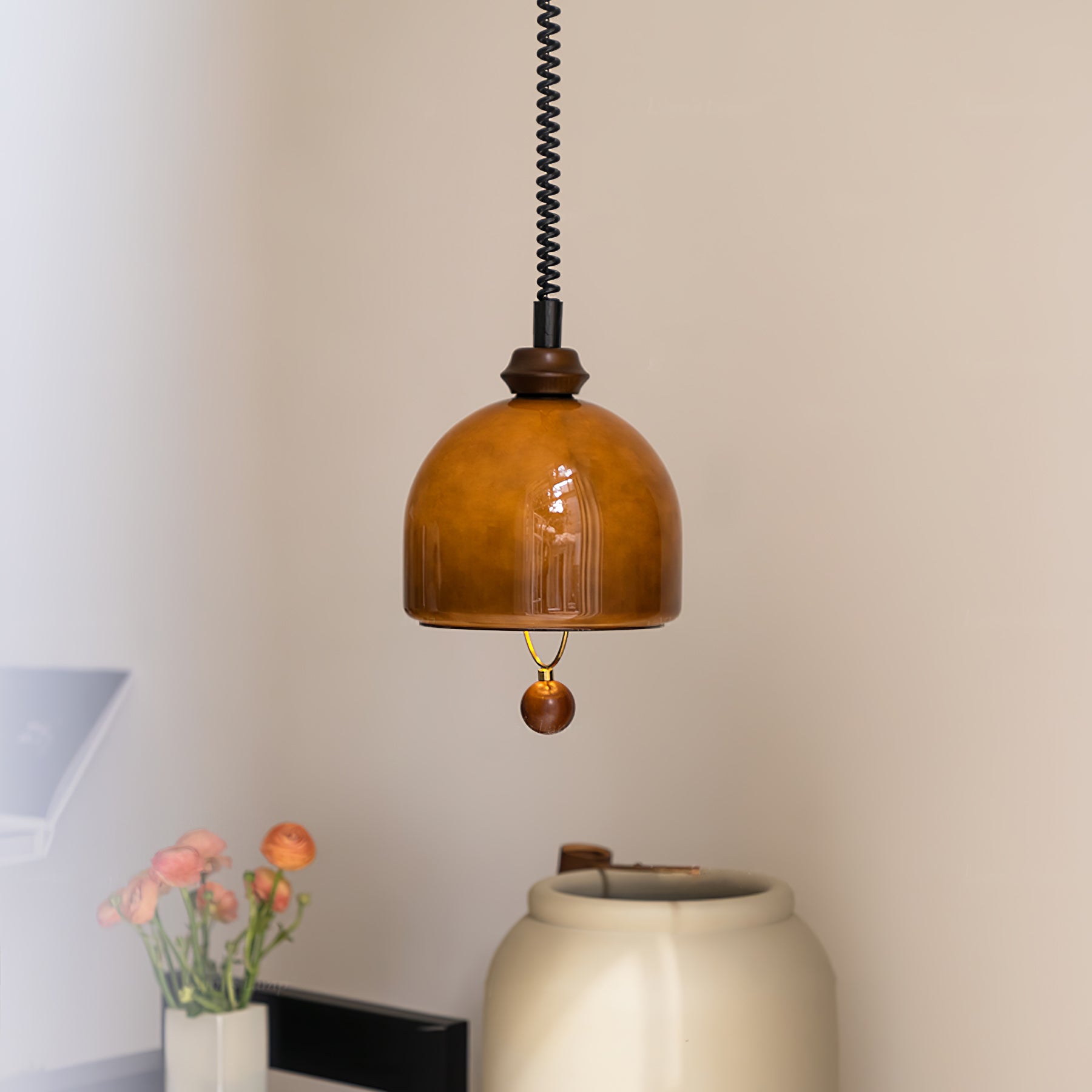 Yael Suspension Minimaliste en Bois