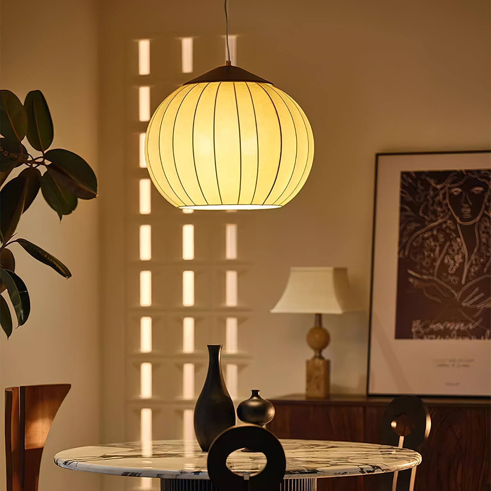 Lustra Suspension Lanterne Minimaliste