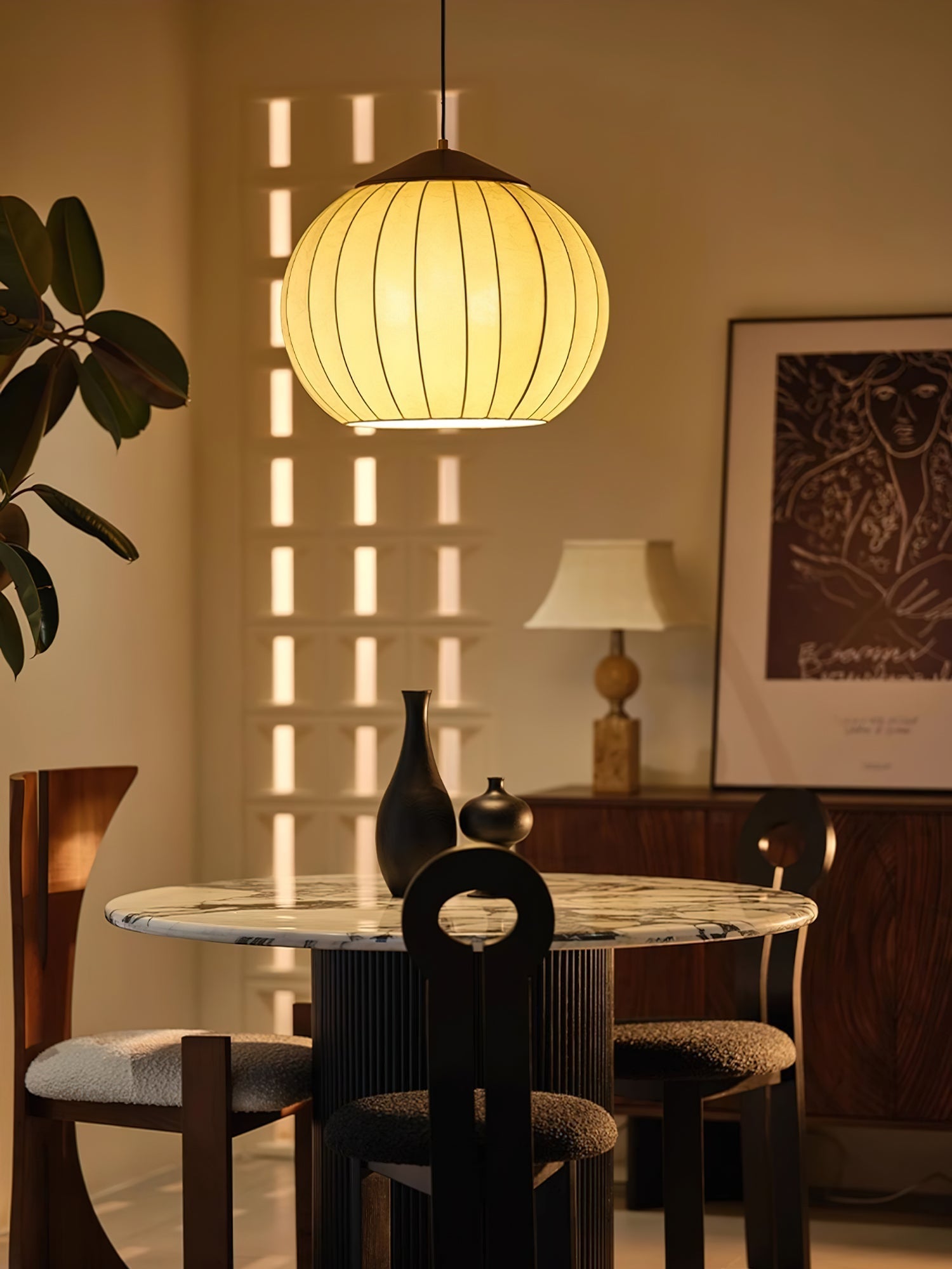 Lustra Suspension Lanterne Minimaliste
