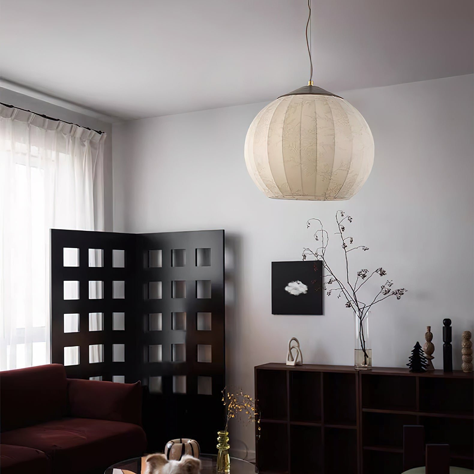 Lustra Suspension Lanterne Minimaliste