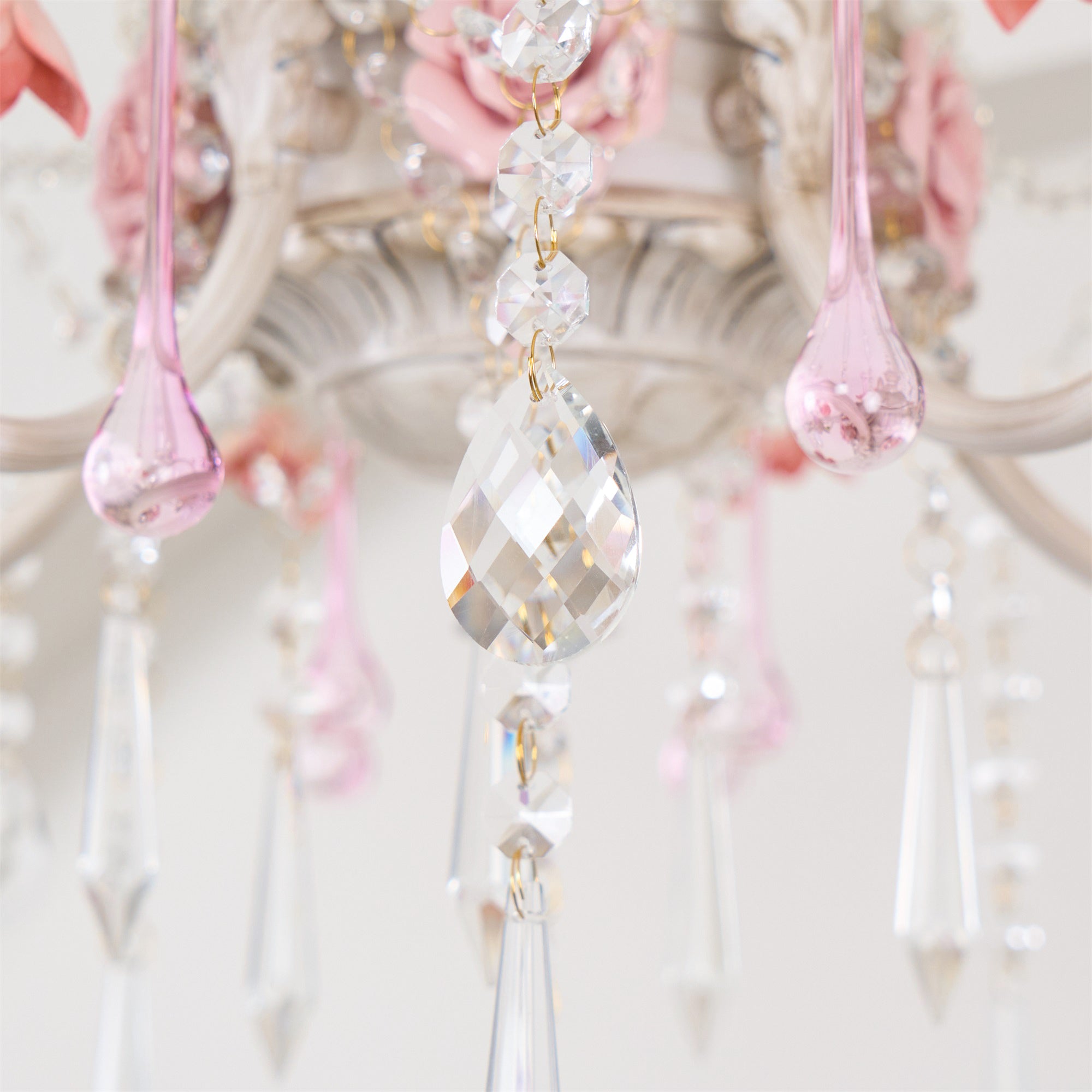 Cusoren Lustre Postmoderne De Luxe Céramique Rose